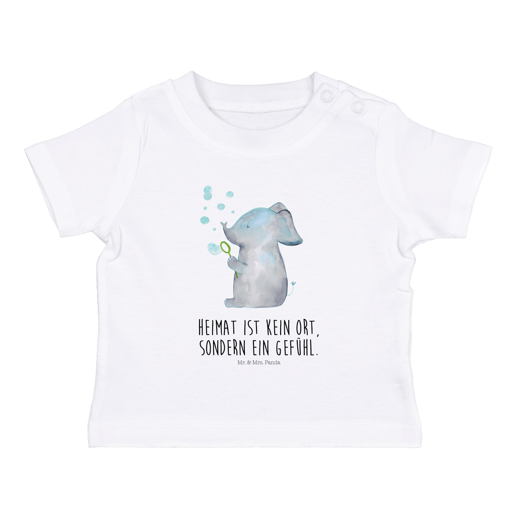 Organic Baby Shirt Elefant Seifenblasen Baby T-Shirt, Jungen Baby T-Shirt, Mädchen Baby T-Shirt, Shirt, Tiermotive, Gute Laune, lustige Sprüche, Tiere, Elefant, Elefanten, Dickhäuter, Rüsseltier, Seifenblasen, Liebe, Heimat, Gefühl. Daheim, Liebesbeweis, Liebesspruch