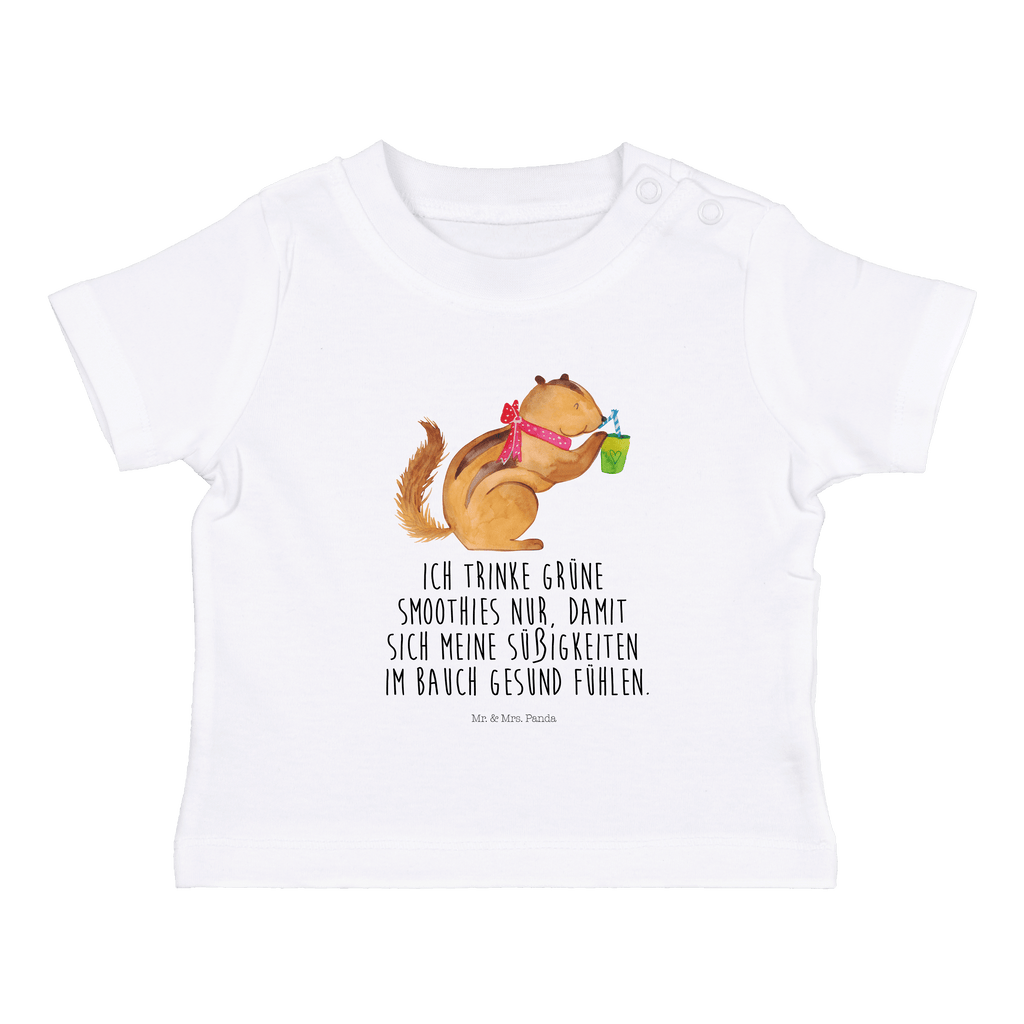 Organic Baby Shirt Eichhörnchen Smoothie Baby T-Shirt, Jungen Baby T-Shirt, Mädchen Baby T-Shirt, Shirt, Tiermotive, Gute Laune, lustige Sprüche, Tiere, Green Smoothies, Diät, Abnehmen, Streifenhörnchen, Eichhörnchen