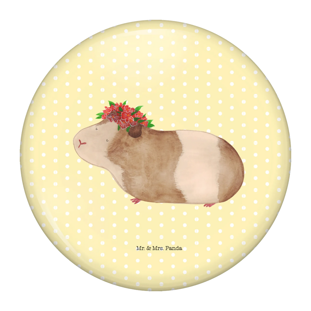 Button Meerschweinchen weise 50mm Button, Button, Pin, Anstecknadel, Tiermotive, Gute Laune, lustige Sprüche, Tiere, Meerschweinchen, Meerie, Meeries, Wunder, Blumenkind, Realität, Spruch, Weisheit, Motivation, Wunderland