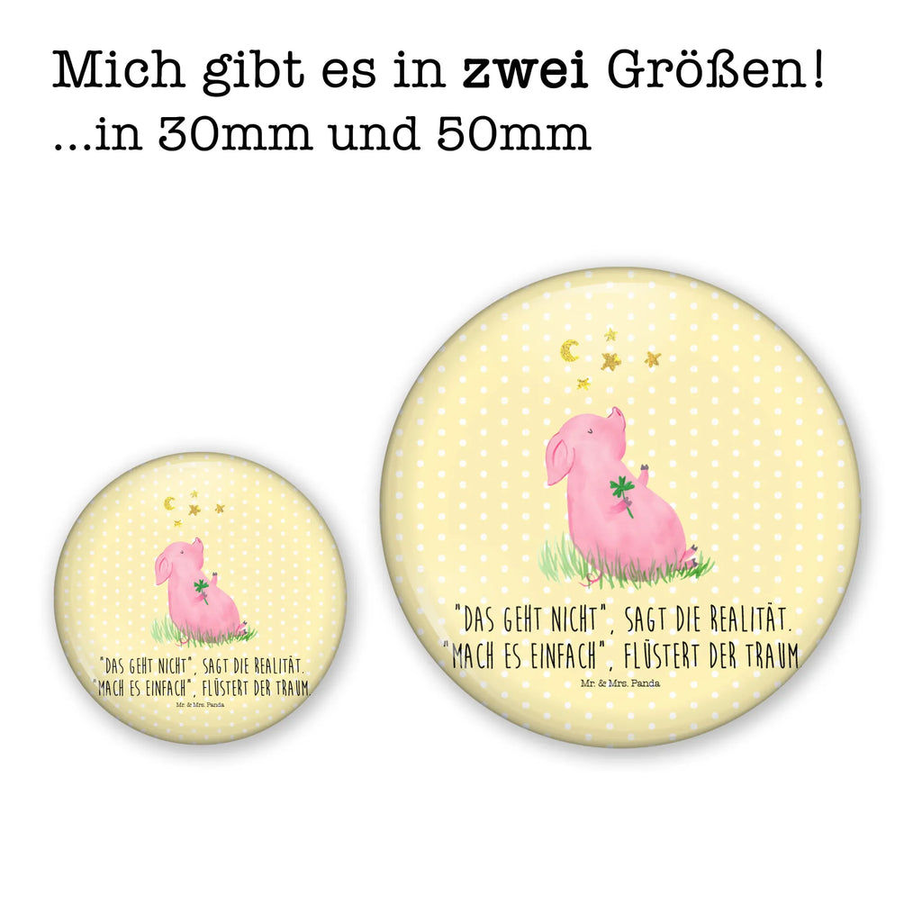 Button Glücksschwein 50mm Button, Button, Pin, Anstecknadel, Tiermotive, Gute Laune, lustige Sprüche, Tiere, Glücksschwein. Glück, Schwein, Schweinchen, Sterne, Sernchen, Ziele, Träume, Motivation, Glücksbringer