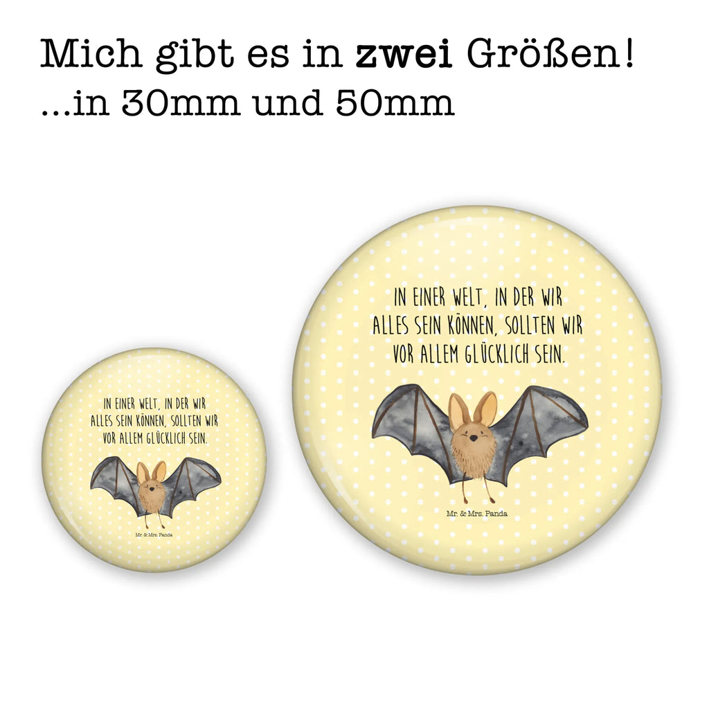 Button Fledermaus Flügel 50mm Button, Button, Pin, Anstecknadel, Tiermotive, Gute Laune, lustige Sprüche, Tiere