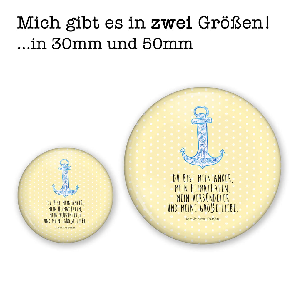 Button Anker Blau 50mm Button, Button, Pin, Anstecknadel, Tiermotive, Gute Laune, lustige Sprüche, Tiere