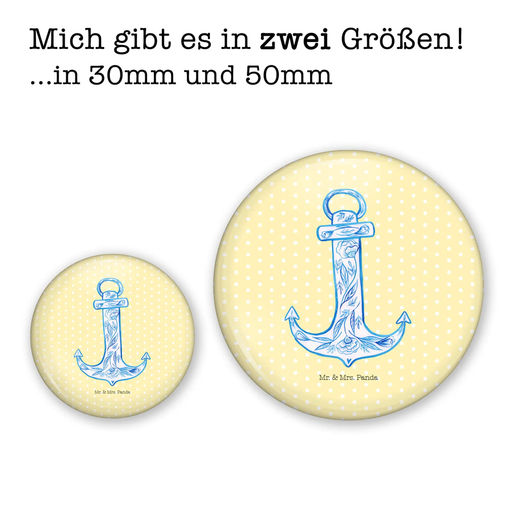 Button Anker Blau 50mm Button, Button, Pin, Anstecknadel, Tiermotive, Gute Laune, lustige Sprüche, Tiere