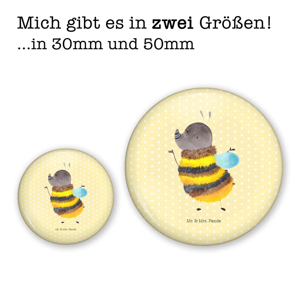 Button Hummel flauschig 50mm Button, Button, Pin, Anstecknadel, Tiermotive, Gute Laune, lustige Sprüche, Tiere, Hummel, Flauschig, Biene, Blume, Natur