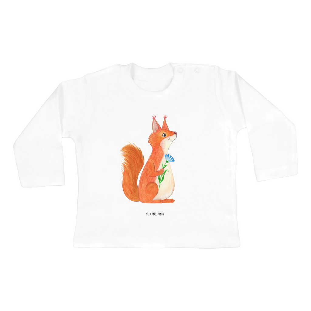 Baby Longsleeve Eichhörnchen Blume Mädchen, Jungen, Baby, Langarm, Bio, Kleidung, Tiermotive, Gute Laune, lustige Sprüche, Tiere, Eichhörnchen, Eichhorn, Spruch positiv, Lachen, Spaß, Motivation Sprüche, Motivation Bilder, glücklich Spruch, Spruch Deko