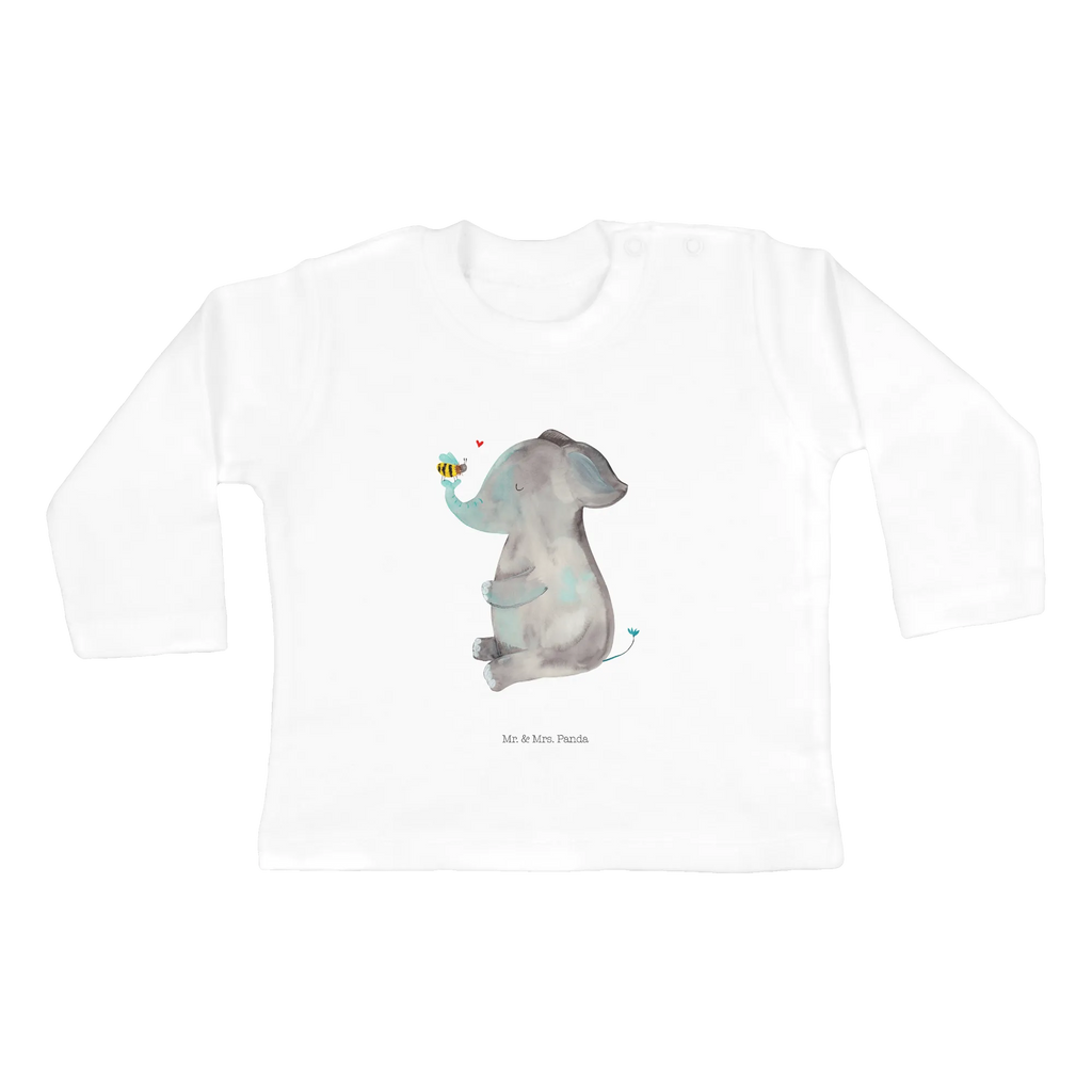 Baby Longsleeve Elefant & Biene Mädchen, Jungen, Baby, Langarm, Bio, Kleidung, Tiermotive, Gute Laune, lustige Sprüche, Tiere, Elefant, Biene, Liebe, Liebesbeweis, Jahrestag, Liebesgeschenk, Heiratsantrag, Hochzeitsgeschenk, Liebesspruch