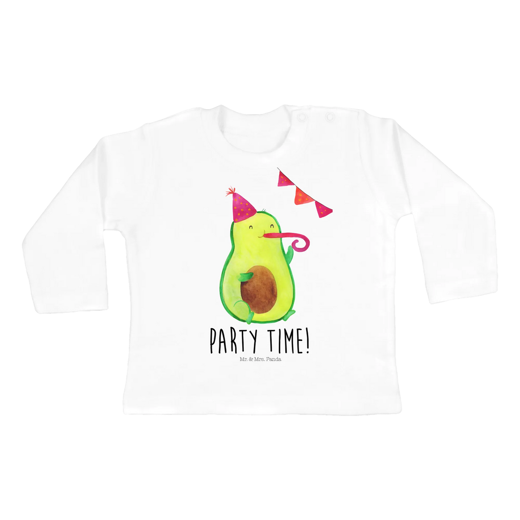 Baby Longsleeve Avocado Party Time Mädchen, Jungen, Baby, Langarm, Bio, Kleidung, Avocado, Veggie, Vegan, Gesund