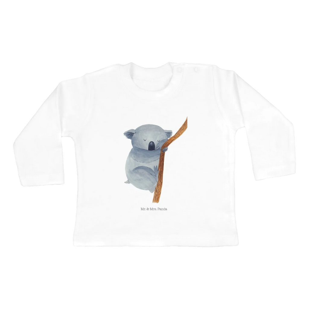 Baby Longsleeve Koalabär Mädchen, Jungen, Baby, Langarm, Bio, Kleidung, Tiermotive, Gute Laune, lustige Sprüche, Tiere, Koala, träumen, Traum, schlafen, Schlafzimmer, Traumland, Bär, Koalabär