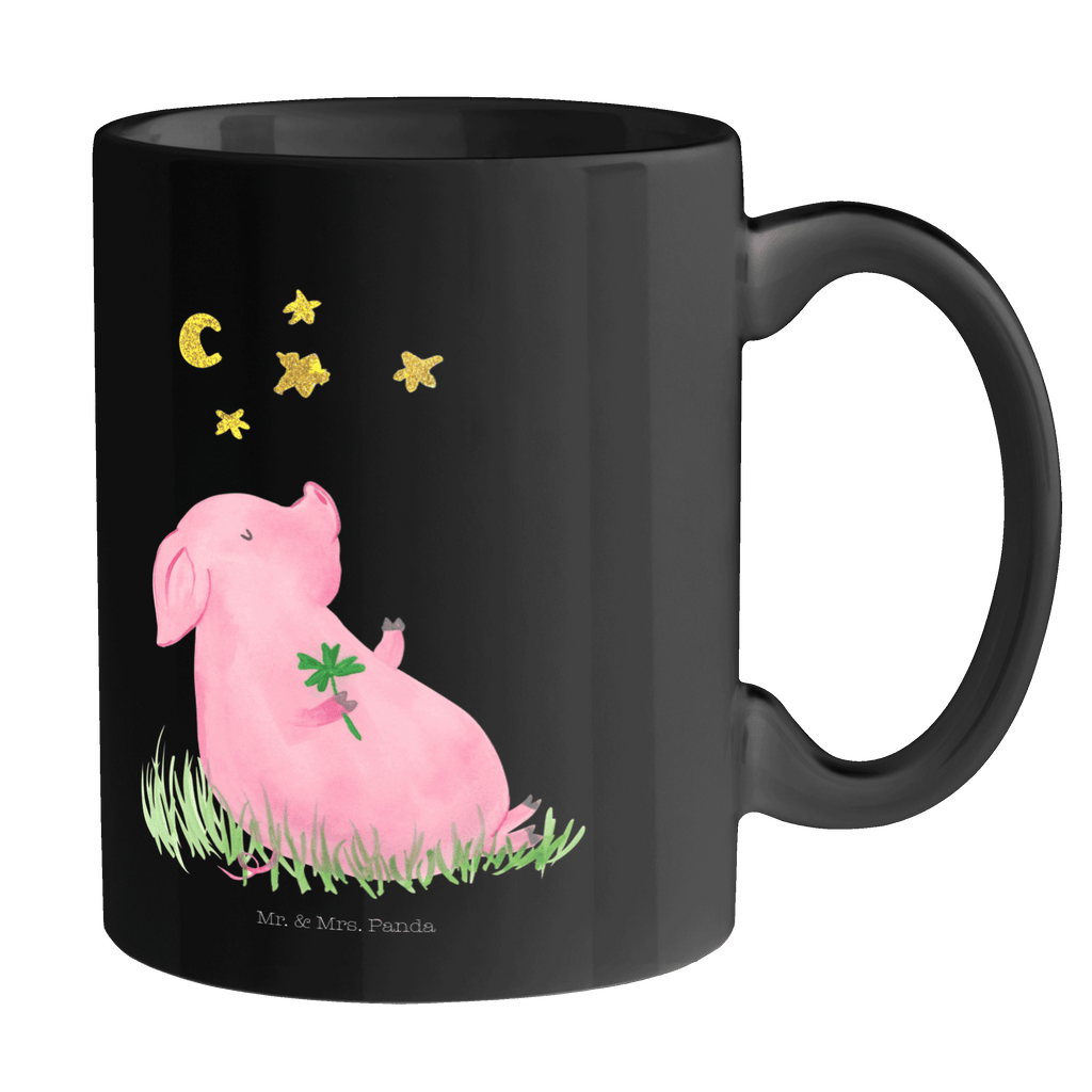 Tasse Schwein Glück Tasse, Kaffeetasse, Teetasse, Becher, Kaffeebecher, Teebecher, Keramiktasse, Porzellantasse, Büro Tasse, Geschenk Tasse, Tasse Sprüche, Tasse Motive, Kaffeetassen, Tasse bedrucken, Designer Tasse, Cappuccino Tassen, Schöne Teetassen, Tiermotive, Gute Laune, lustige Sprüche, Tiere, Glücksschwein. Glück, Schwein, Schweinchen, Sterne, Sernchen, Ziele, Träume, Motivation, Glücksbringer