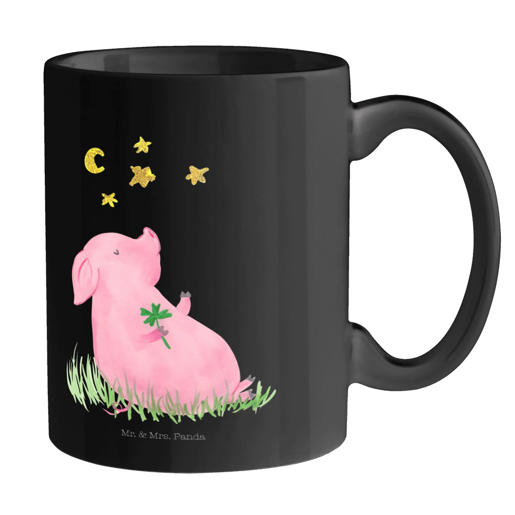 Tasse Schwein Glück Tasse, Kaffeetasse, Teetasse, Becher, Kaffeebecher, Teebecher, Keramiktasse, Porzellantasse, Büro Tasse, Geschenk Tasse, Tasse Sprüche, Tasse Motive, Kaffeetassen, Tasse bedrucken, Designer Tasse, Cappuccino Tassen, Schöne Teetassen, Tiermotive, Gute Laune, lustige Sprüche, Tiere, Glücksschwein. Glück, Schwein, Schweinchen, Sterne, Sernchen, Ziele, Träume, Motivation, Glücksbringer