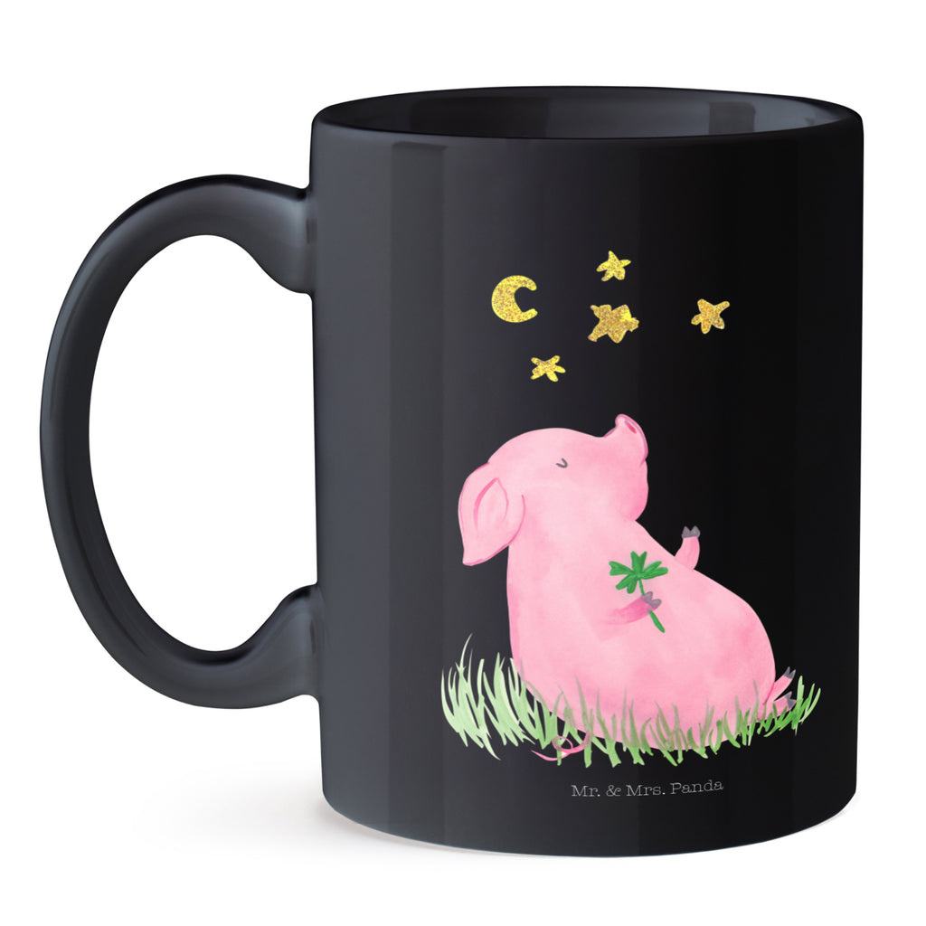 Tasse Schwein Glück Tasse, Kaffeetasse, Teetasse, Becher, Kaffeebecher, Teebecher, Keramiktasse, Porzellantasse, Büro Tasse, Geschenk Tasse, Tasse Sprüche, Tasse Motive, Kaffeetassen, Tasse bedrucken, Designer Tasse, Cappuccino Tassen, Schöne Teetassen, Tiermotive, Gute Laune, lustige Sprüche, Tiere, Glücksschwein. Glück, Schwein, Schweinchen, Sterne, Sernchen, Ziele, Träume, Motivation, Glücksbringer