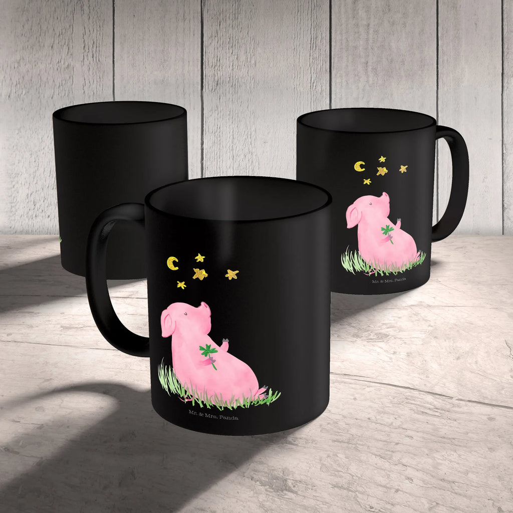 Tasse Schwein Glück Tasse, Kaffeetasse, Teetasse, Becher, Kaffeebecher, Teebecher, Keramiktasse, Porzellantasse, Büro Tasse, Geschenk Tasse, Tasse Sprüche, Tasse Motive, Kaffeetassen, Tasse bedrucken, Designer Tasse, Cappuccino Tassen, Schöne Teetassen, Tiermotive, Gute Laune, lustige Sprüche, Tiere, Glücksschwein. Glück, Schwein, Schweinchen, Sterne, Sernchen, Ziele, Träume, Motivation, Glücksbringer