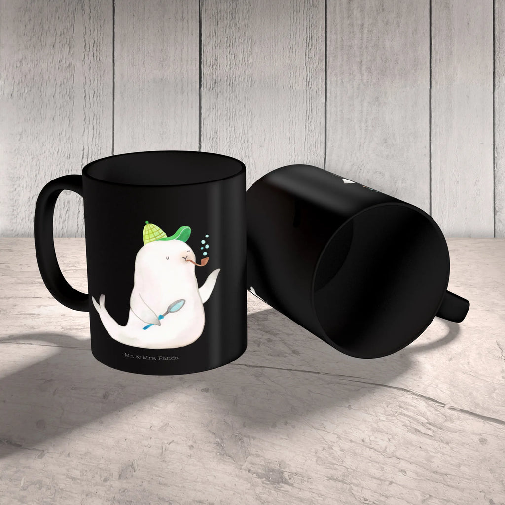 Tasse Robbe Sherlock Tasse, Kaffeetasse, Teetasse, Becher, Kaffeebecher, Teebecher, Keramiktasse, Porzellantasse, Büro Tasse, Geschenk Tasse, Tasse Sprüche, Tasse Motive, Kaffeetassen, Tasse bedrucken, Designer Tasse, Cappuccino Tassen, Schöne Teetassen, Tiermotive, Gute Laune, lustige Sprüche, Tiere