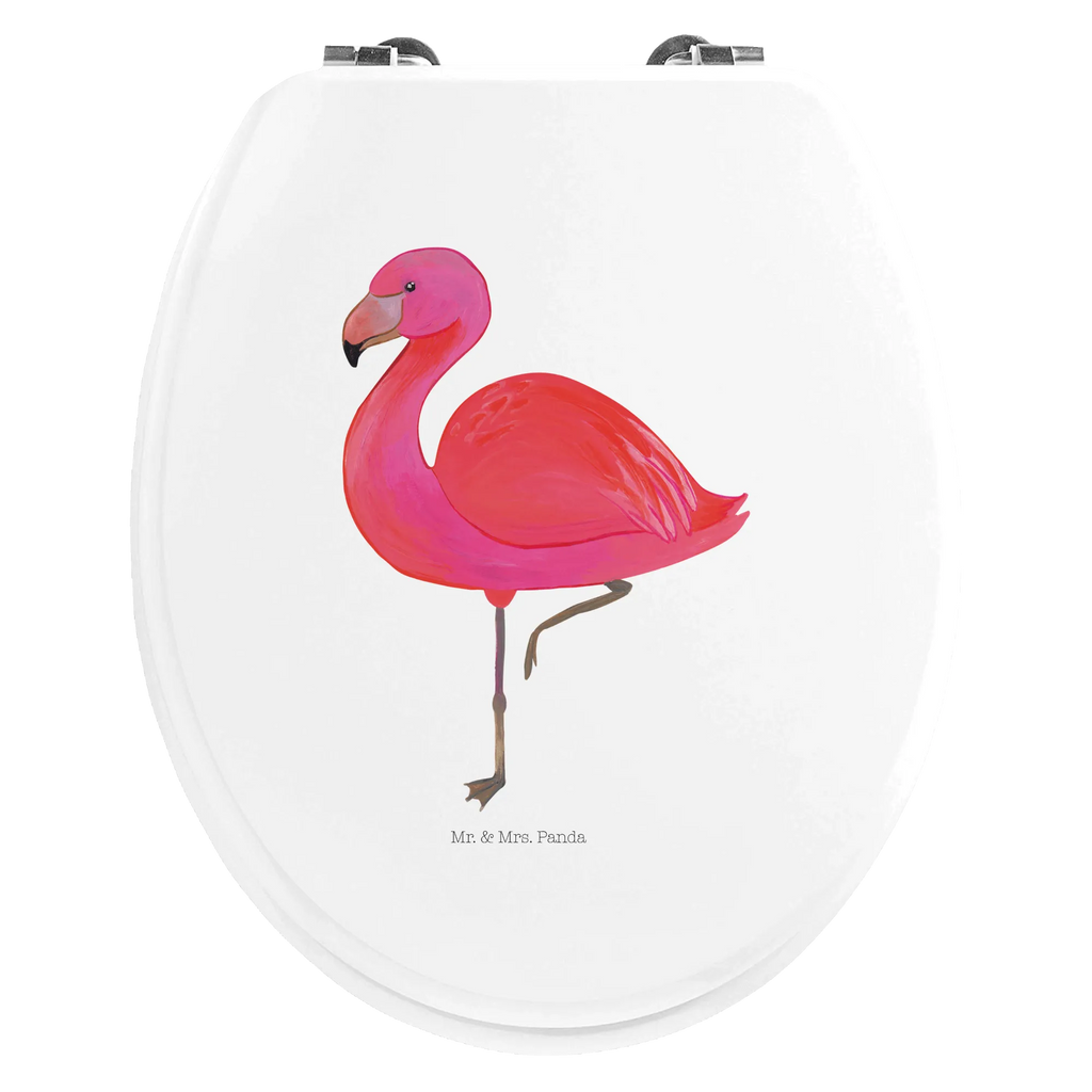 Motiv WC Sitz Flamingo Classic Klobrille, Klodeckel, Toilettendeckel, WC-Sitz, Toilette, Flamingo, Einzigartig, Selbstliebe, Stolz, ich, für mich, Spruch, Freundin, Freundinnen, Außenseiter, Sohn, Tochter, Geschwister