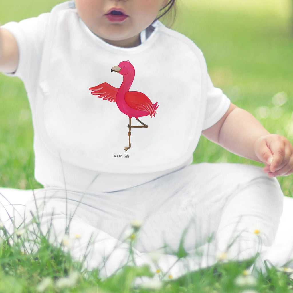 Organic Babylätzchen Flamingo Yoga Baby, Lätzchen, Spucktuch, Sabberlätzchen, Klettlätzchen, Babygeschenk, Baby Lätzchen, Geschenk für Geburt, Geschenk zur Geburt, Baby Spucktuch, Babyausstattung, Geschenkidee für Babyparty, Flamingo, Vogel, Yoga, Namaste, Achtsamkeit, Yoga-Übung, Entspannung, Ärger, Aufregen, Tiefenentspannung