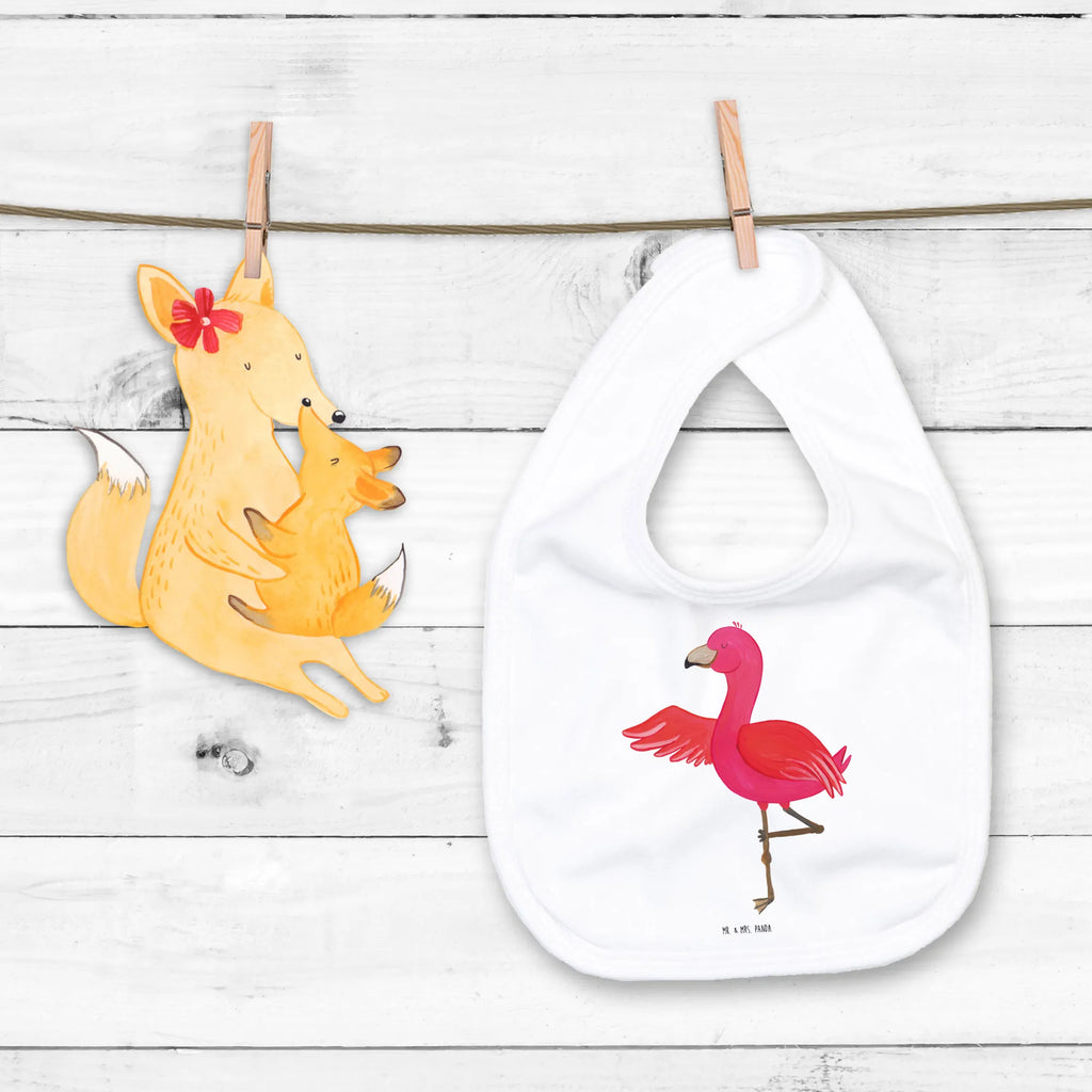 Organic Babylätzchen Flamingo Yoga Baby, Lätzchen, Spucktuch, Sabberlätzchen, Klettlätzchen, Babygeschenk, Baby Lätzchen, Geschenk für Geburt, Geschenk zur Geburt, Baby Spucktuch, Babyausstattung, Geschenkidee für Babyparty, Flamingo, Vogel, Yoga, Namaste, Achtsamkeit, Yoga-Übung, Entspannung, Ärger, Aufregen, Tiefenentspannung