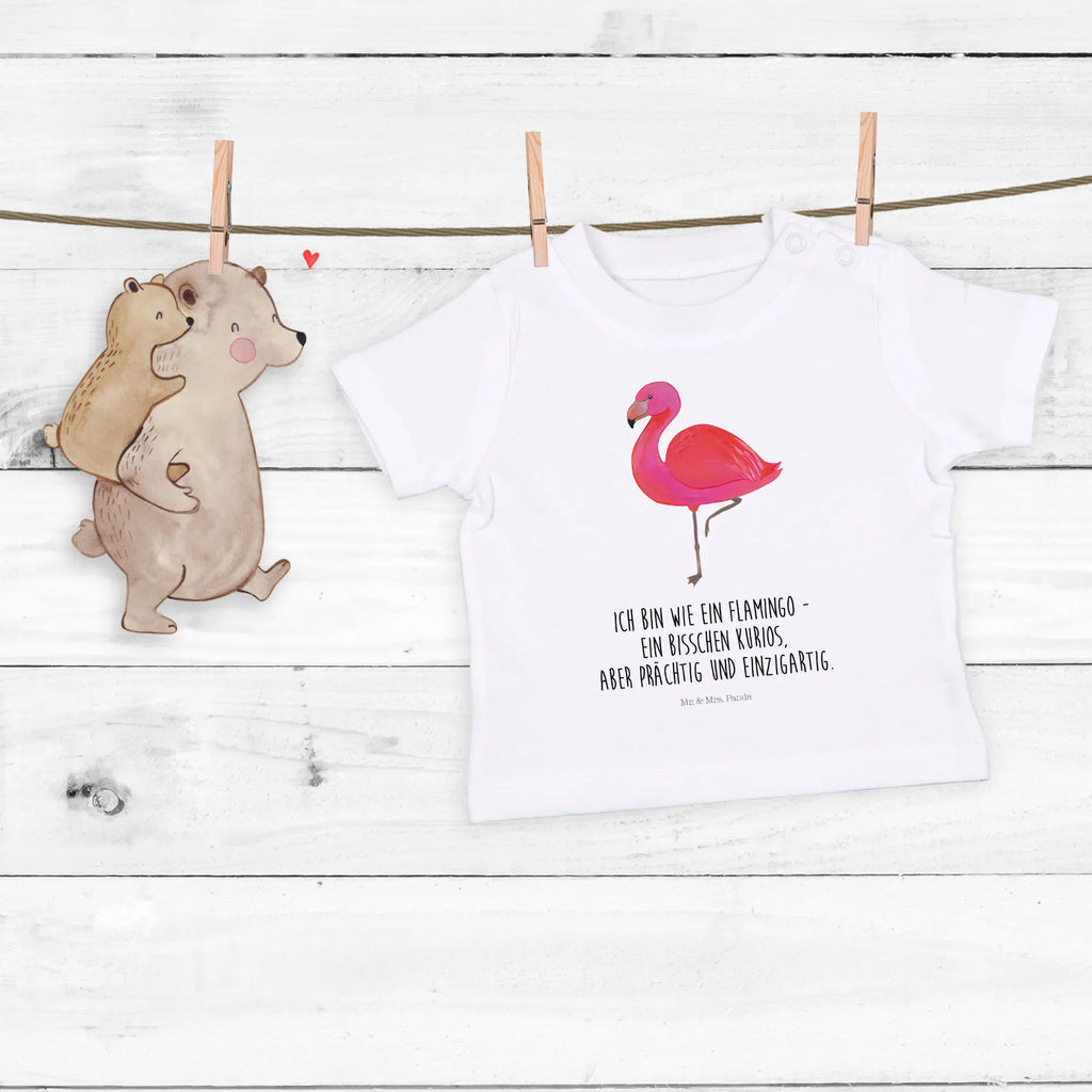 Organic Baby Shirt Flamingo Classic Baby T-Shirt, Jungen Baby T-Shirt, Mädchen Baby T-Shirt, Shirt, Flamingo, Einzigartig, Selbstliebe, Stolz, ich, für mich, Spruch, Freundin, Freundinnen, Außenseiter, Sohn, Tochter, Geschwister