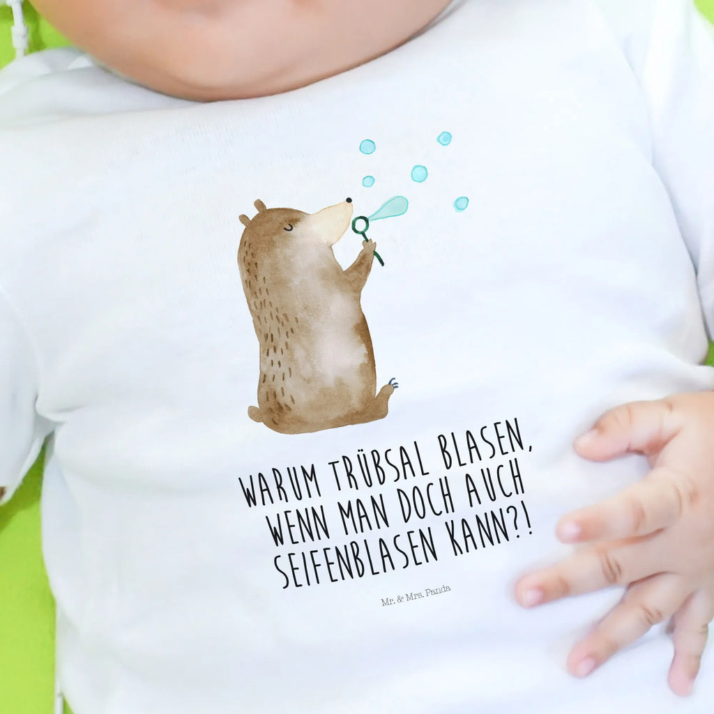 Organic Baby Shirt Bär Seifenblasen Baby T-Shirt, Jungen Baby T-Shirt, Mädchen Baby T-Shirt, Shirt, Bär, Teddy, Teddybär, Seifenblasen Bär Lustig Sein Glücklich Traurig Happy