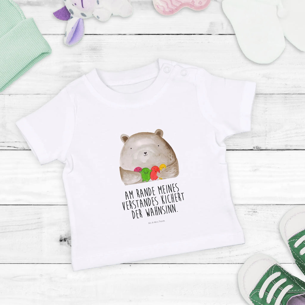 Organic Baby Shirt Bär Gefühl Baby T-Shirt, Jungen Baby T-Shirt, Mädchen Baby T-Shirt, Shirt, Bär, Teddy, Teddybär, Wahnsinn, Verrückt, Durchgedreht