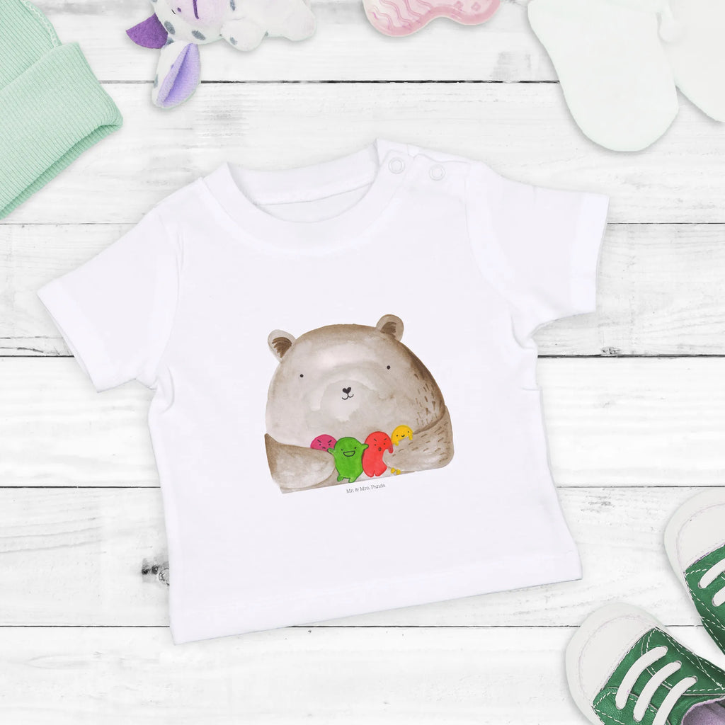 Organic Baby Shirt Bär Gefühl Baby T-Shirt, Jungen Baby T-Shirt, Mädchen Baby T-Shirt, Shirt, Bär, Teddy, Teddybär, Wahnsinn, Verrückt, Durchgedreht