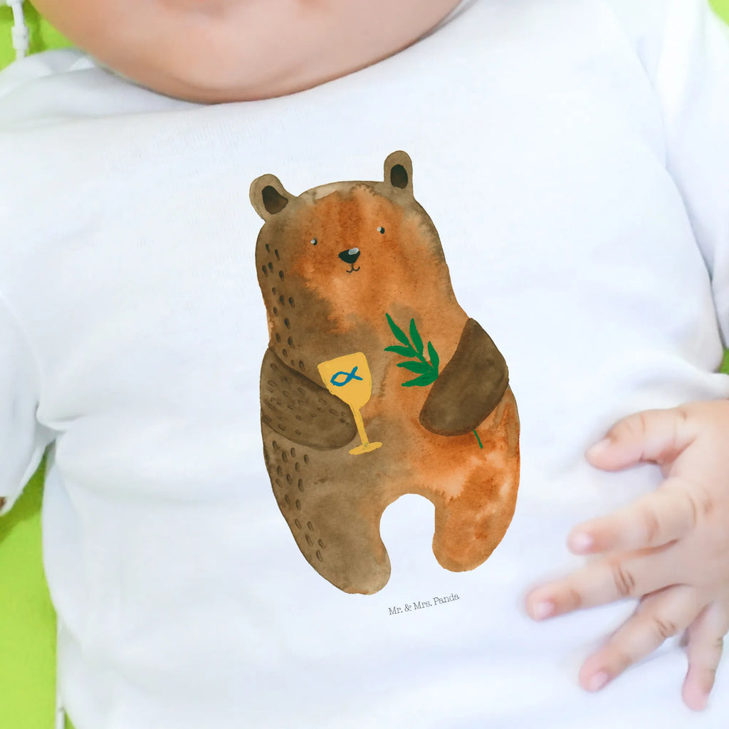 Organic Baby Shirt Bär Konfirmation Baby T-Shirt, Jungen Baby T-Shirt, Mädchen Baby T-Shirt, Shirt, Bär, Teddy, Teddybär, Konfirmation, Kirche, evangelisch, Gottesdienst