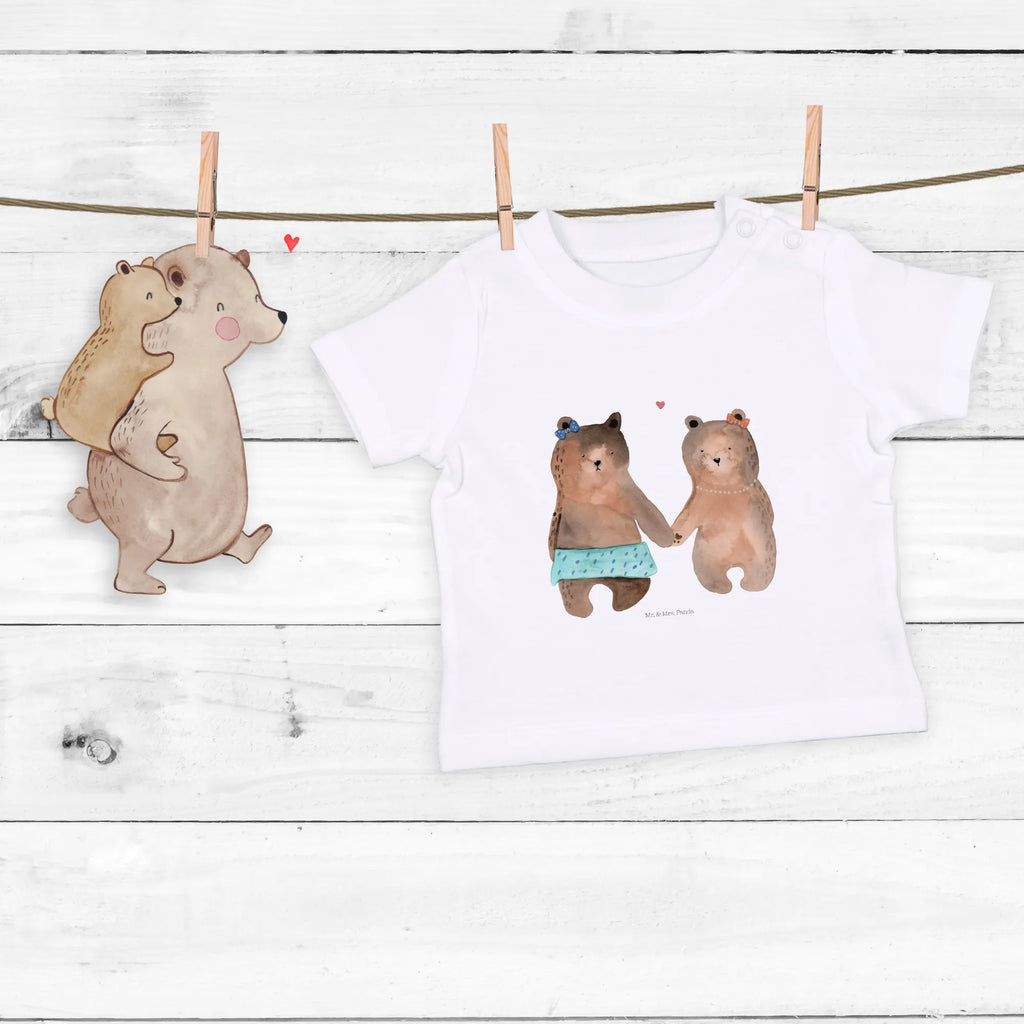 Organic Baby Shirt Bär Freundin Baby T-Shirt, Jungen Baby T-Shirt, Mädchen Baby T-Shirt, Shirt, Bär, Teddy, Teddybär, Bär Freundin Beste Freund Liebe Liebesbeweis Verliebt Kumpel Kumpeliene