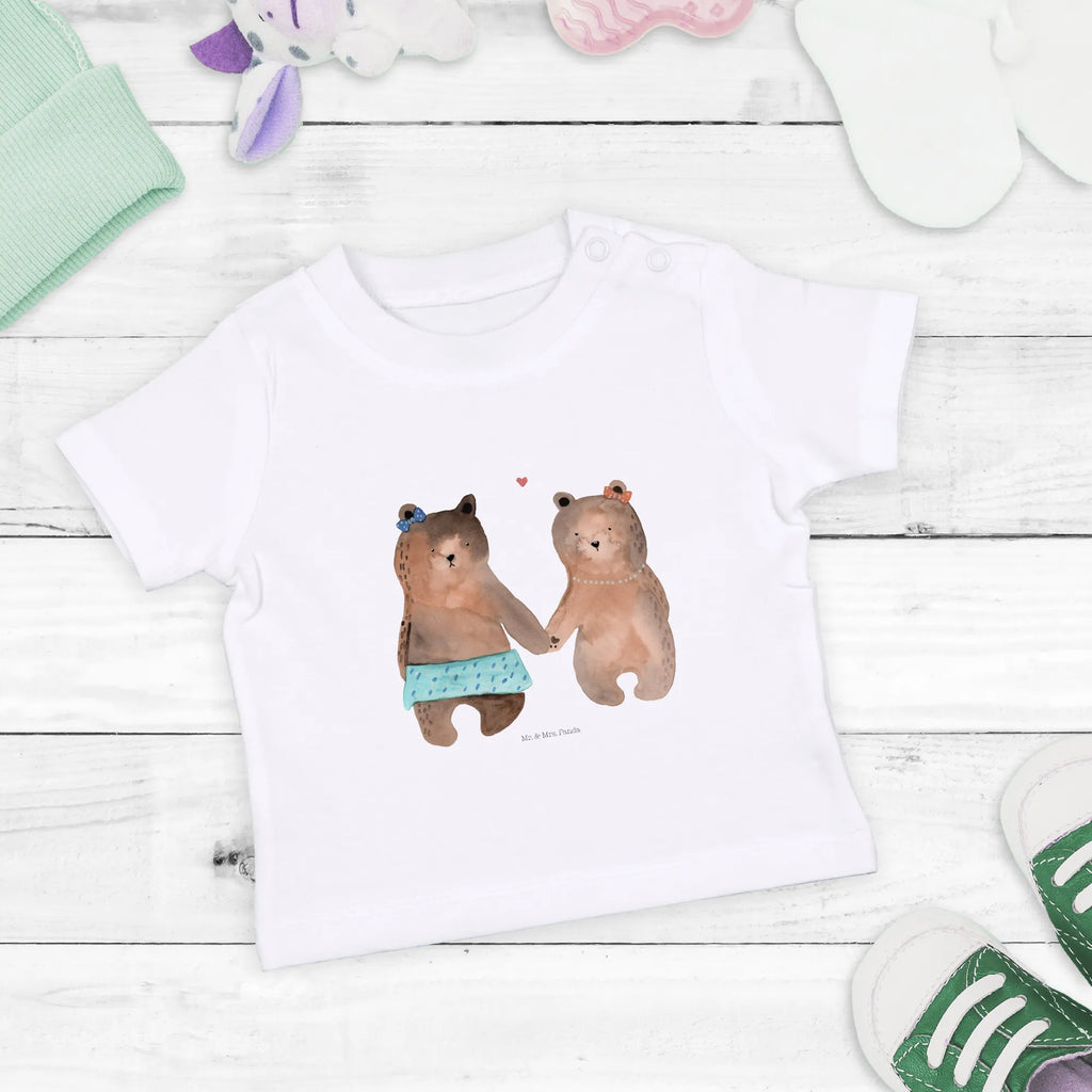 Organic Baby Shirt Bär Freundin Baby T-Shirt, Jungen Baby T-Shirt, Mädchen Baby T-Shirt, Shirt, Bär, Teddy, Teddybär, Bär Freundin Beste Freund Liebe Liebesbeweis Verliebt Kumpel Kumpeliene