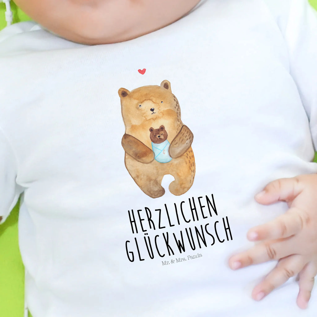 Organic Baby Shirt Bär Baby Baby T-Shirt, Jungen Baby T-Shirt, Mädchen Baby T-Shirt, Shirt, Bär, Teddy, Teddybär, Eltern, Mutter, Baby, Taufe, Geburt, Nichte, Neffe, Enkel, Enkelin, Täufling, Geburtstag, Glückwunsch