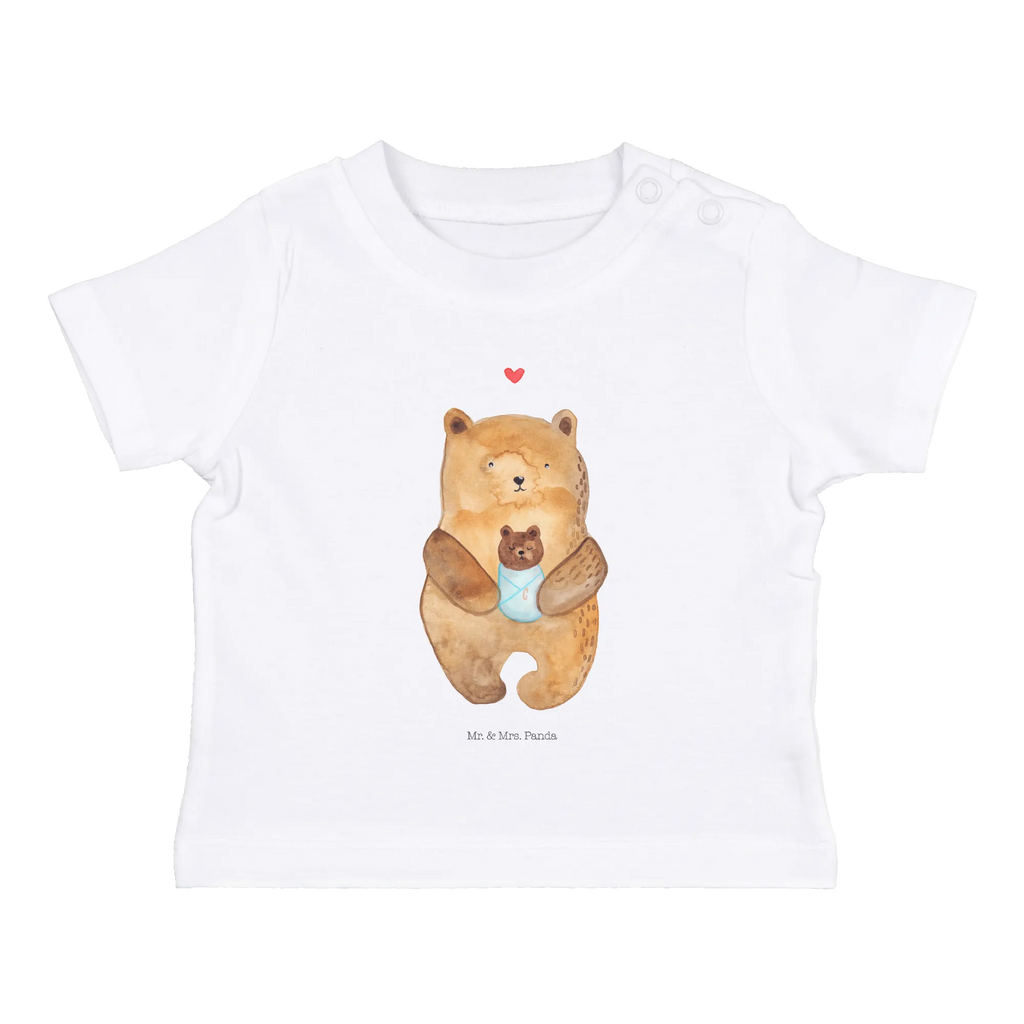 Organic Baby Shirt Bär Baby Baby T-Shirt, Jungen Baby T-Shirt, Mädchen Baby T-Shirt, Shirt, Bär, Teddy, Teddybär, Eltern, Mutter, Baby, Taufe, Geburt, Nichte, Neffe, Enkel, Enkelin, Täufling, Geburtstag, Glückwunsch