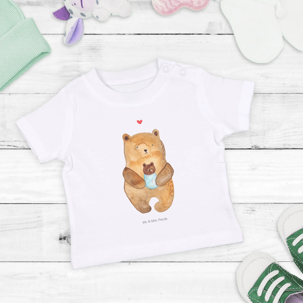 Organic Baby Shirt Bär Baby Baby T-Shirt, Jungen Baby T-Shirt, Mädchen Baby T-Shirt, Shirt, Bär, Teddy, Teddybär, Eltern, Mutter, Baby, Taufe, Geburt, Nichte, Neffe, Enkel, Enkelin, Täufling, Geburtstag, Glückwunsch