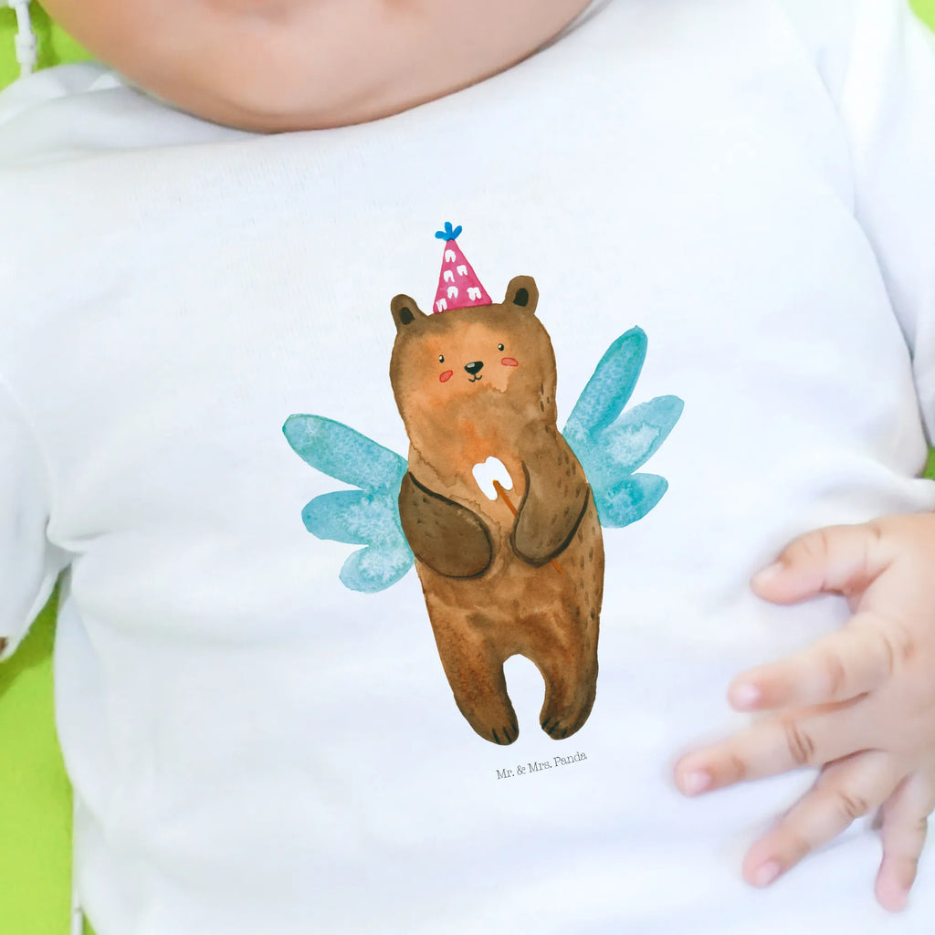 Organic Baby Shirt Bär Zahnfee Baby T-Shirt, Jungen Baby T-Shirt, Mädchen Baby T-Shirt, Shirt, Bär, Teddy, Teddybär, Zahnfee, Fee, Milchzahn, Erster Zahn