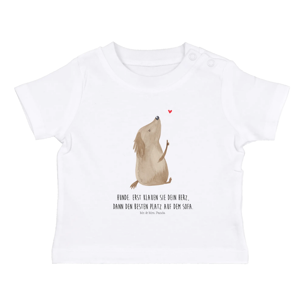 Organic Baby Shirt Hund Liebe Baby T-Shirt, Jungen Baby T-Shirt, Mädchen Baby T-Shirt, Shirt, Hund, Hundemotiv, Haustier, Hunderasse, Tierliebhaber, Hundebesitzer, Sprüche, Liebe, Hundeglück, Hundeliebe, Hunde, Frauchen