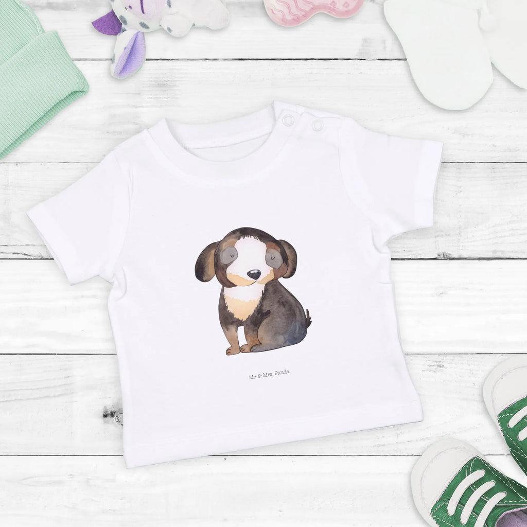 Organic Baby Shirt Hund Entspannen Baby T-Shirt, Jungen Baby T-Shirt, Mädchen Baby T-Shirt, Shirt, Hund, Hundemotiv, Haustier, Hunderasse, Tierliebhaber, Hundebesitzer, Sprüche, schwarzer Hund, Hundeliebe, Liebe, Hundeglück