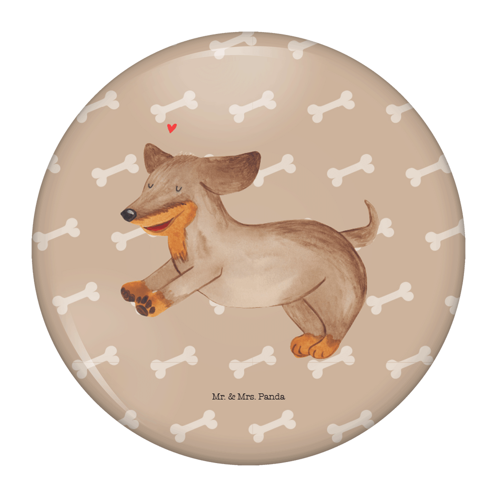 Button Hund Dackel fröhlich 50mm Button, Button, Pin, Anstecknadel, Hund, Hundemotiv, Haustier, Hunderasse, Tierliebhaber, Hundebesitzer, Sprüche, Hunde, Dackel, Dachshund, happy dog