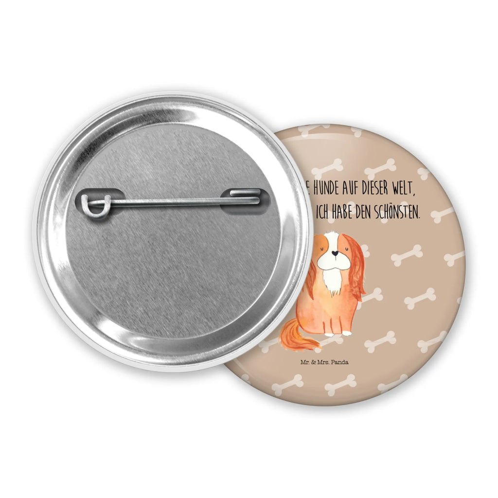 Button Cavalier King Charles Spaniel 50mm Button, Button, Pin, Anstecknadel, Hund, Hundemotiv, Haustier, Hunderasse, Tierliebhaber, Hundebesitzer, Sprüche, Cavalier King Charles Spaniel, Cockerspaniel, Spaniel, Spruch, schönster Hund