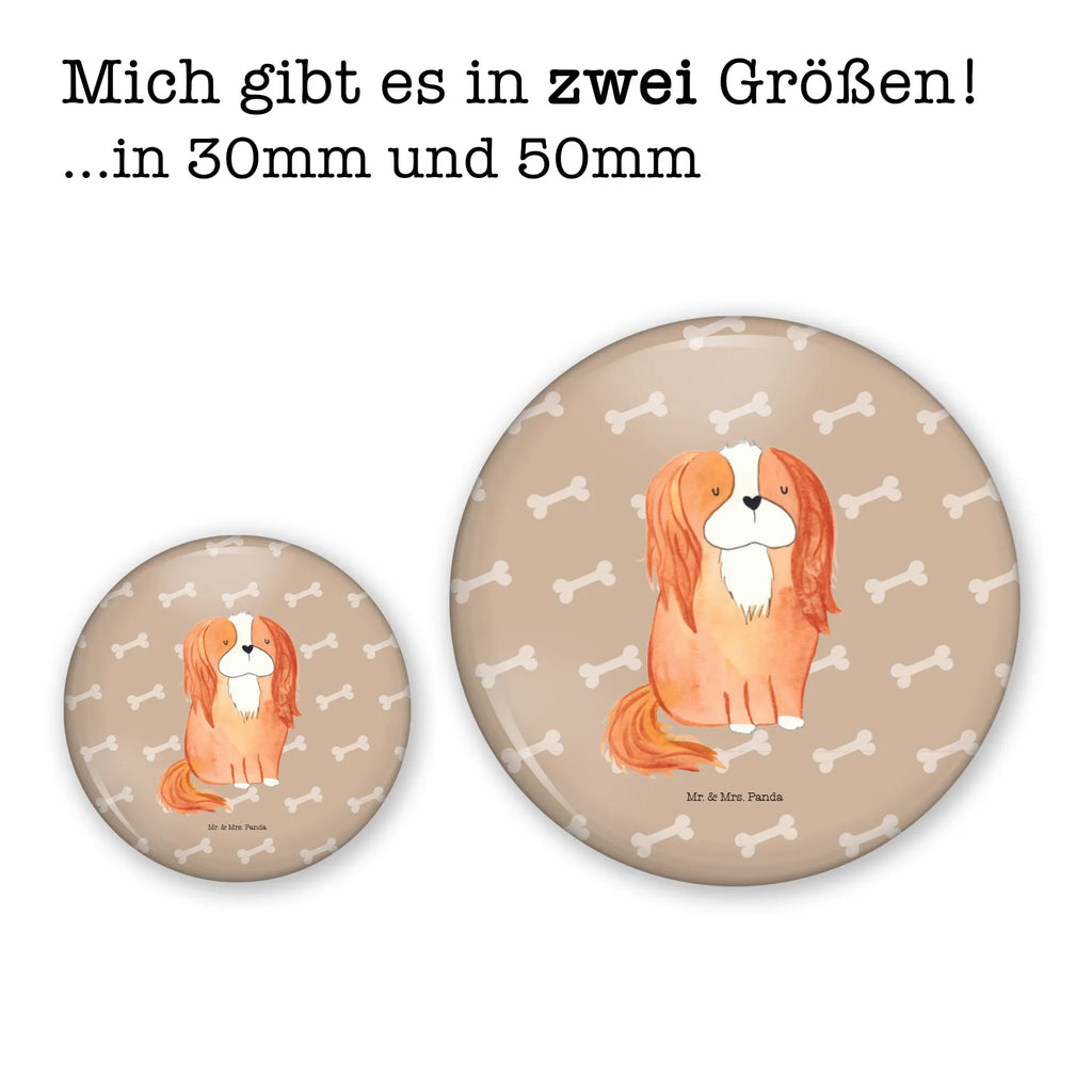 Button Cavalier King Charles Spaniel 50mm Button, Button, Pin, Anstecknadel, Hund, Hundemotiv, Haustier, Hunderasse, Tierliebhaber, Hundebesitzer, Sprüche, Cavalier King Charles Spaniel, Cockerspaniel, Spaniel, Spruch, schönster Hund