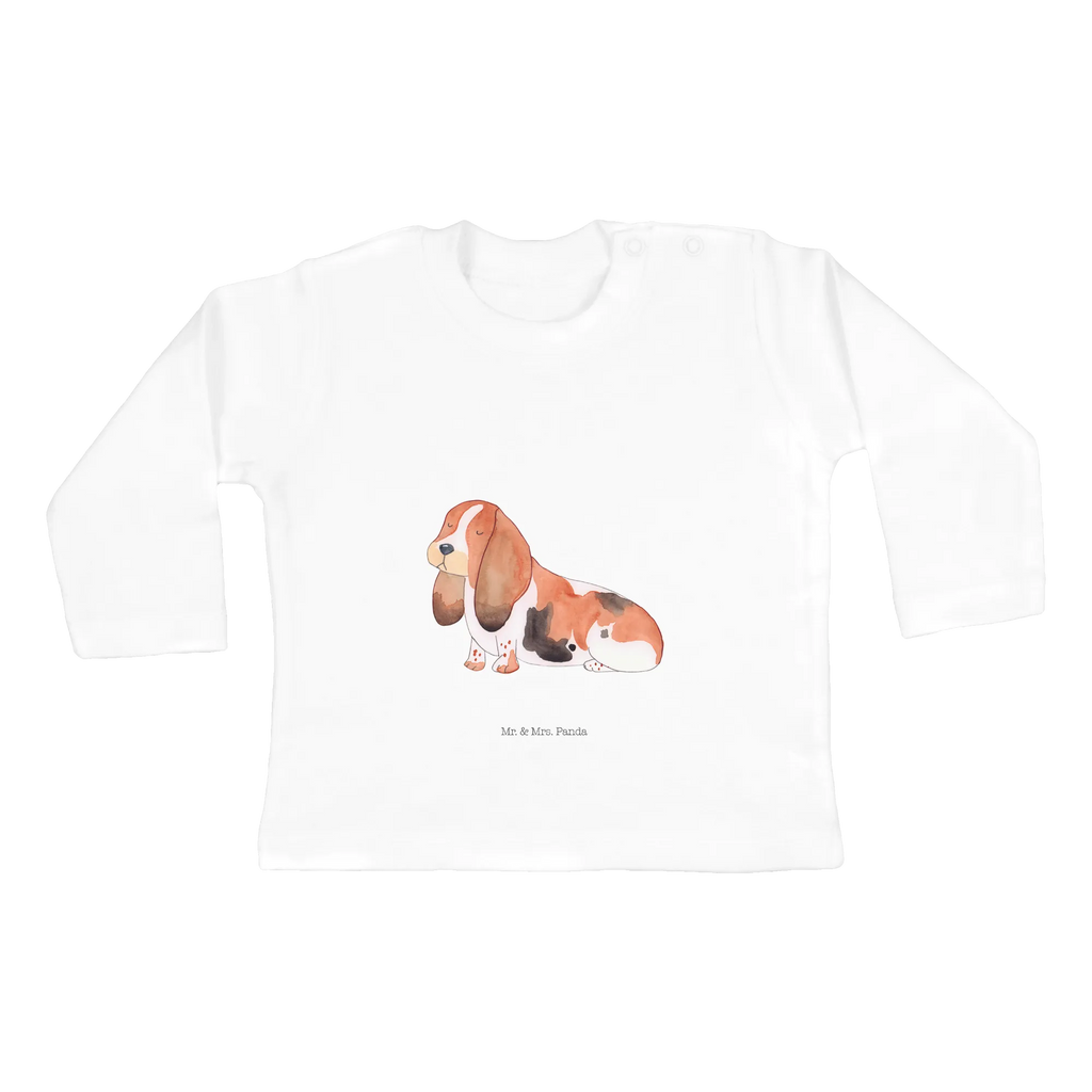 Baby Longsleeve Hund Basset Hound Mädchen, Jungen, Baby, Langarm, Bio, Kleidung, Hund, Hundemotiv, Haustier, Hunderasse, Tierliebhaber, Hundebesitzer, Sprüche, Basset Hound, Basset, Hundeliebe, kinderlos