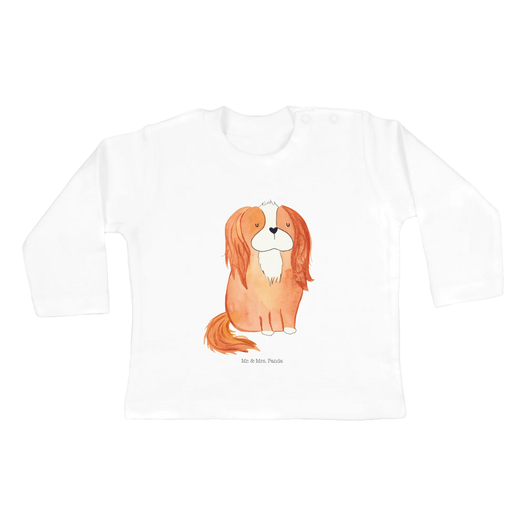 Baby Longsleeve Cavalier King Charles Spaniel Mädchen, Jungen, Baby, Langarm, Bio, Kleidung, Hund, Hundemotiv, Haustier, Hunderasse, Tierliebhaber, Hundebesitzer, Sprüche, Cavalier King Charles Spaniel, Cockerspaniel, Spaniel, Spruch, schönster Hund