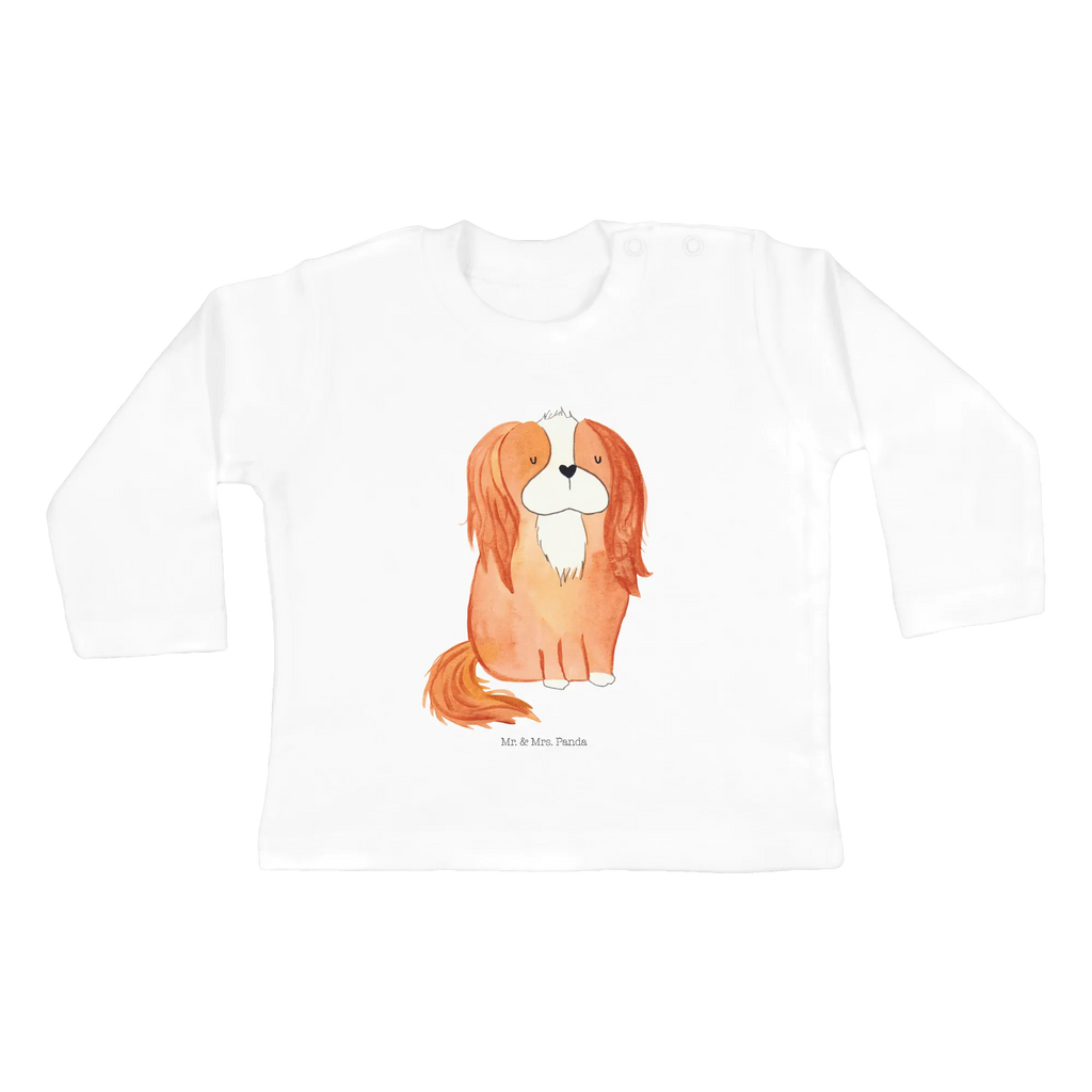 Baby Longsleeve Cavalier King Charles Spaniel Mädchen, Jungen, Baby, Langarm, Bio, Kleidung, Hund, Hundemotiv, Haustier, Hunderasse, Tierliebhaber, Hundebesitzer, Sprüche, Cavalier King Charles Spaniel, Cockerspaniel, Spaniel, Spruch, schönster Hund