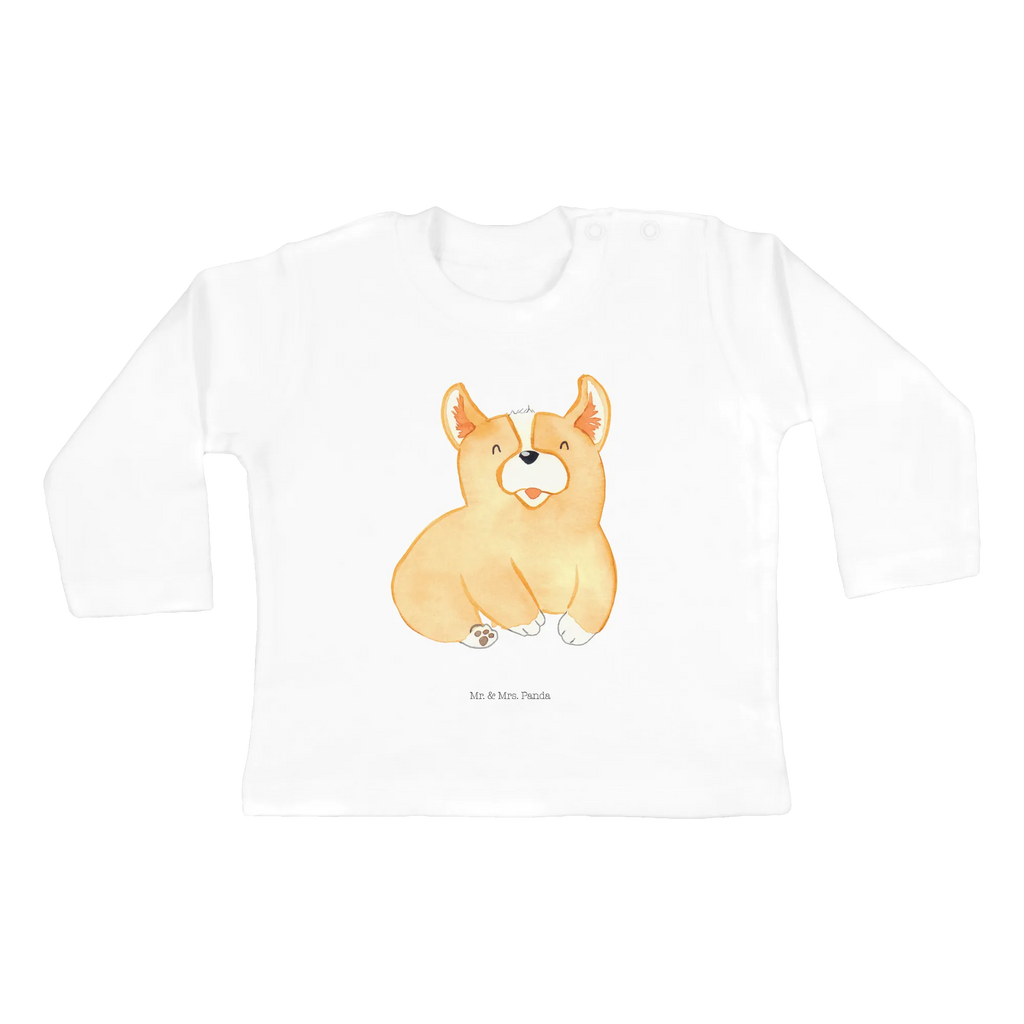 Baby Longsleeve Corgie Mädchen, Jungen, Baby, Langarm, Bio, Kleidung, Hund, Hundemotiv, Haustier, Hunderasse, Tierliebhaber, Hundebesitzer, Sprüche, Corgie, Welsh Corgie Pembroke, britisch, Motivation, Spruch, Hundespruch, Lebensfreude