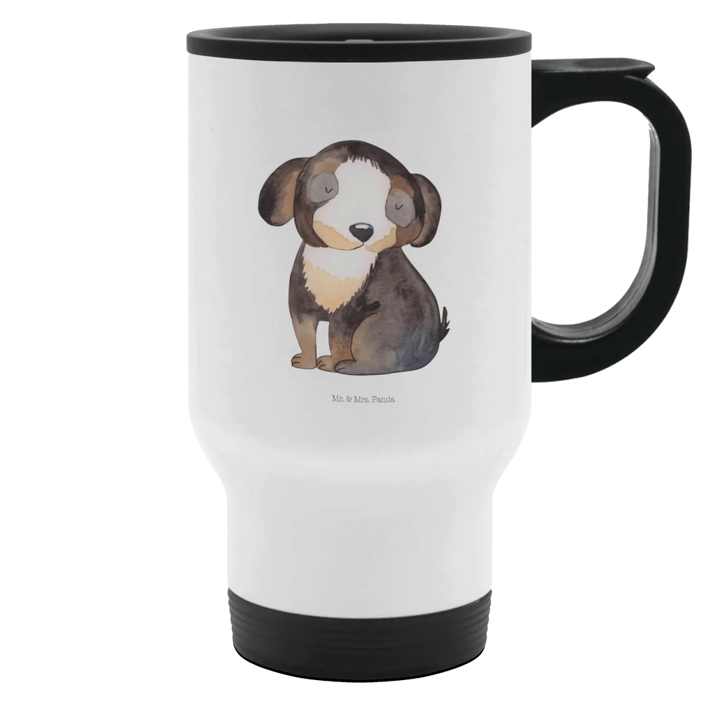 Thermobecher Hund Entspannen Thermobecher, To Go Becher, Thermotasse, Kaffeebecher, Isolierbecher, Thermobecher To Go, Warmhaltetasse, Edelstahlbecher, Reisebecher, Tasse mit Deckel, Thermobecher für 400 ml, Kaffeetasse zum Mitnehmen, Tasse zum Mitnehmen, Spülmaschinenfest, Hund, Hundemotiv, Haustier, Hunderasse, Tierliebhaber, Hundebesitzer, Sprüche, schwarzer Hund, Hundeliebe, Liebe, Hundeglück