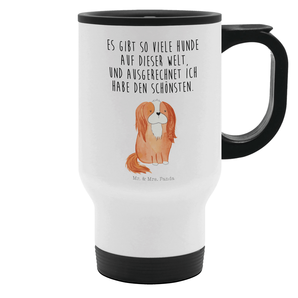 Thermobecher Cavalier King Charles Spaniel Thermobecher, To Go Becher, Thermotasse, Kaffeebecher, Isolierbecher, Thermobecher To Go, Warmhaltetasse, Edelstahlbecher, Reisebecher, Tasse mit Deckel, Thermobecher für 400 ml, Kaffeetasse zum Mitnehmen, Tasse zum Mitnehmen, Spülmaschinenfest, Hund, Hundemotiv, Haustier, Hunderasse, Tierliebhaber, Hundebesitzer, Sprüche, Cavalier King Charles Spaniel, Cockerspaniel, Spaniel, Spruch, schönster Hund