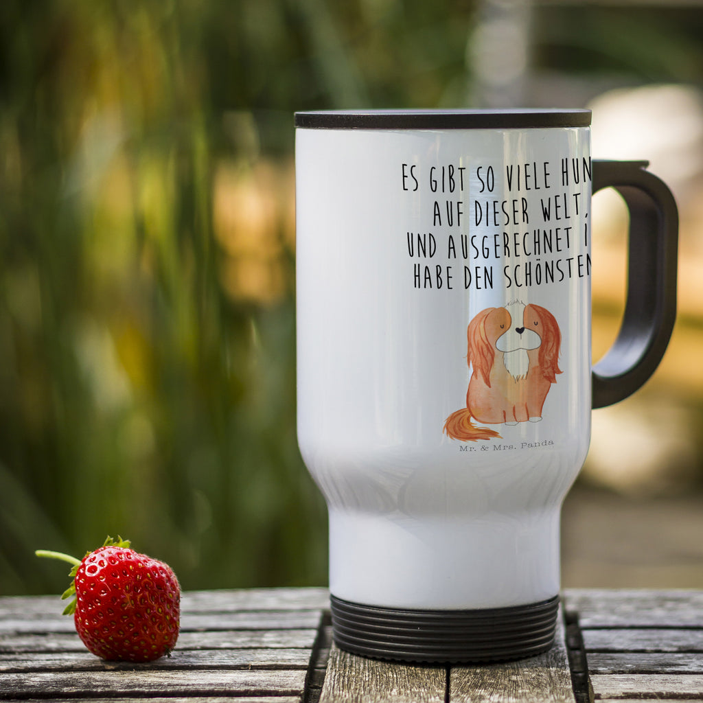 Thermobecher Cavalier King Charles Spaniel Thermobecher, To Go Becher, Thermotasse, Kaffeebecher, Isolierbecher, Thermobecher To Go, Warmhaltetasse, Edelstahlbecher, Reisebecher, Tasse mit Deckel, Thermobecher für 400 ml, Kaffeetasse zum Mitnehmen, Tasse zum Mitnehmen, Spülmaschinenfest, Hund, Hundemotiv, Haustier, Hunderasse, Tierliebhaber, Hundebesitzer, Sprüche, Cavalier King Charles Spaniel, Cockerspaniel, Spaniel, Spruch, schönster Hund