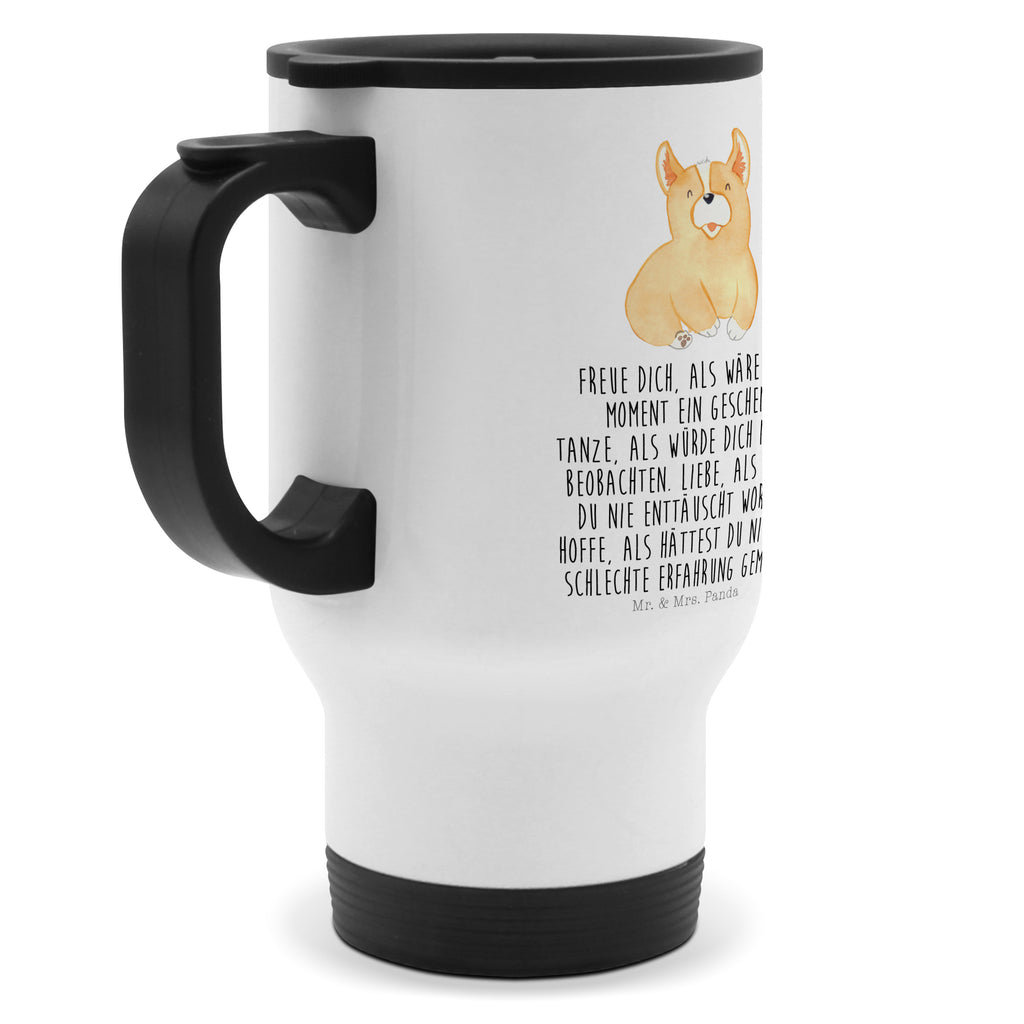 Thermobecher Corgie Thermobecher, To Go Becher, Thermotasse, Kaffeebecher, Isolierbecher, Thermobecher To Go, Warmhaltetasse, Edelstahlbecher, Reisebecher, Tasse mit Deckel, Thermobecher für 400 ml, Kaffeetasse zum Mitnehmen, Tasse zum Mitnehmen, Spülmaschinenfest, Hund, Hundemotiv, Haustier, Hunderasse, Tierliebhaber, Hundebesitzer, Sprüche, Corgie, Welsh Corgie Pembroke, britisch, Motivation, Spruch, Hundespruch, Lebensfreude