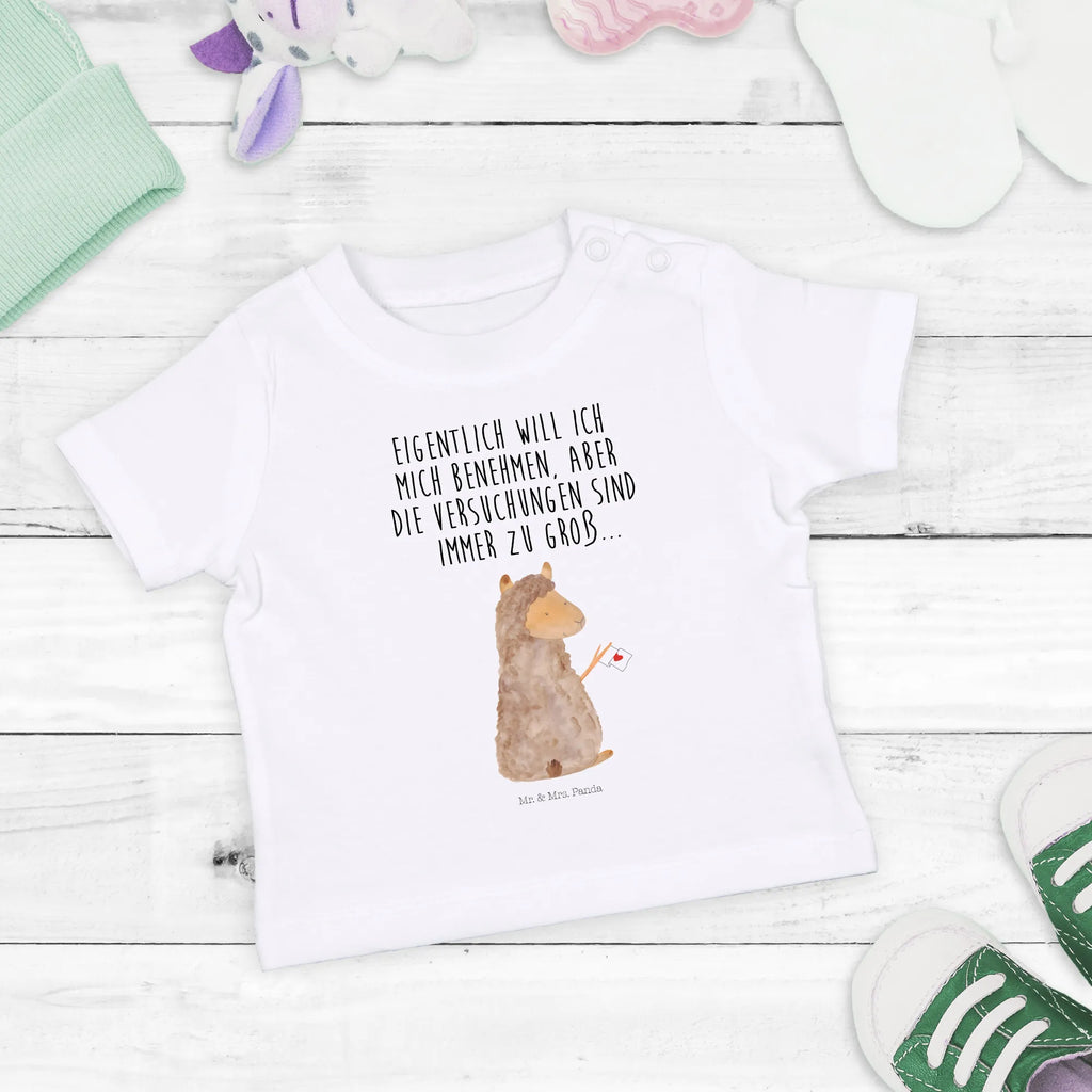 Organic Baby Shirt Alpaka Fahne Baby T-Shirt, Jungen Baby T-Shirt, Mädchen Baby T-Shirt, Shirt, Alpaka, Lama, Alpakas, Lamas, Liebe