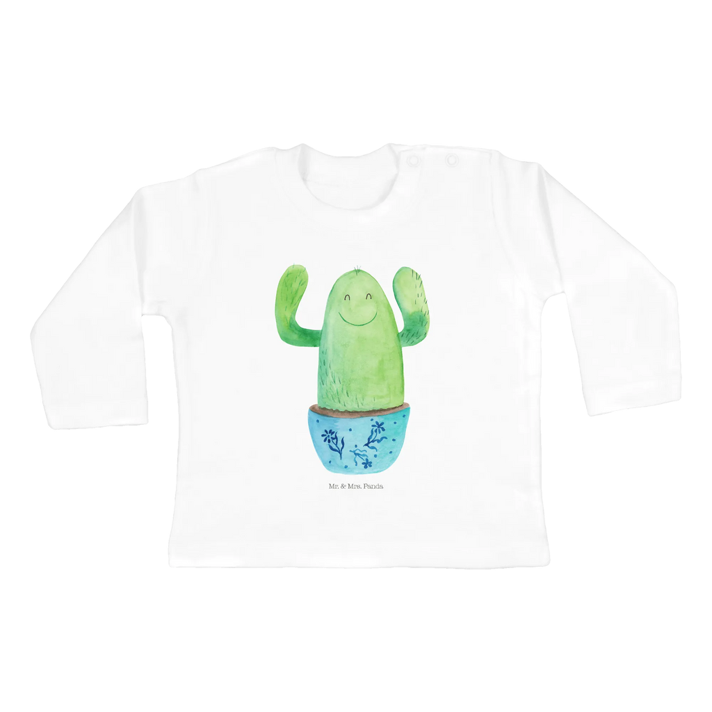 Baby Longsleeve Kaktus Happy Mädchen, Jungen, Baby, Longsleeve, Langarm, Bio, Kleidung, uni, Langarmshirt, Kaktus, Kakteen, Motivation, Spruch, lustig, Kindersicherung, Neustart, Büro, Büroalltag, Kollege, Kollegin, Freundin, Mutter, Familie, Ausbildung