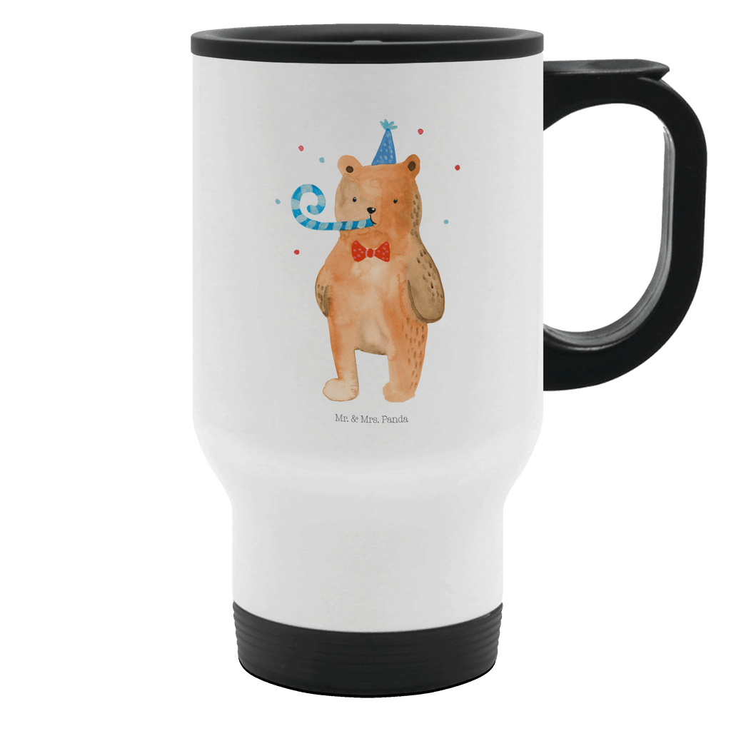 Thermobecher Birthday Bär Thermobecher, To Go Becher, Thermotasse, Kaffeebecher, Isolierbecher, Thermobecher To Go, Warmhaltetasse, Edelstahlbecher, Reisebecher, Tasse mit Deckel, Thermobecher für 400 ml, Kaffeetasse zum Mitnehmen, Tasse zum Mitnehmen, Spülmaschinenfest, Bär, Teddy, Teddybär, Happy Birthday, Alles Gute, Glückwunsch, Geburtstag