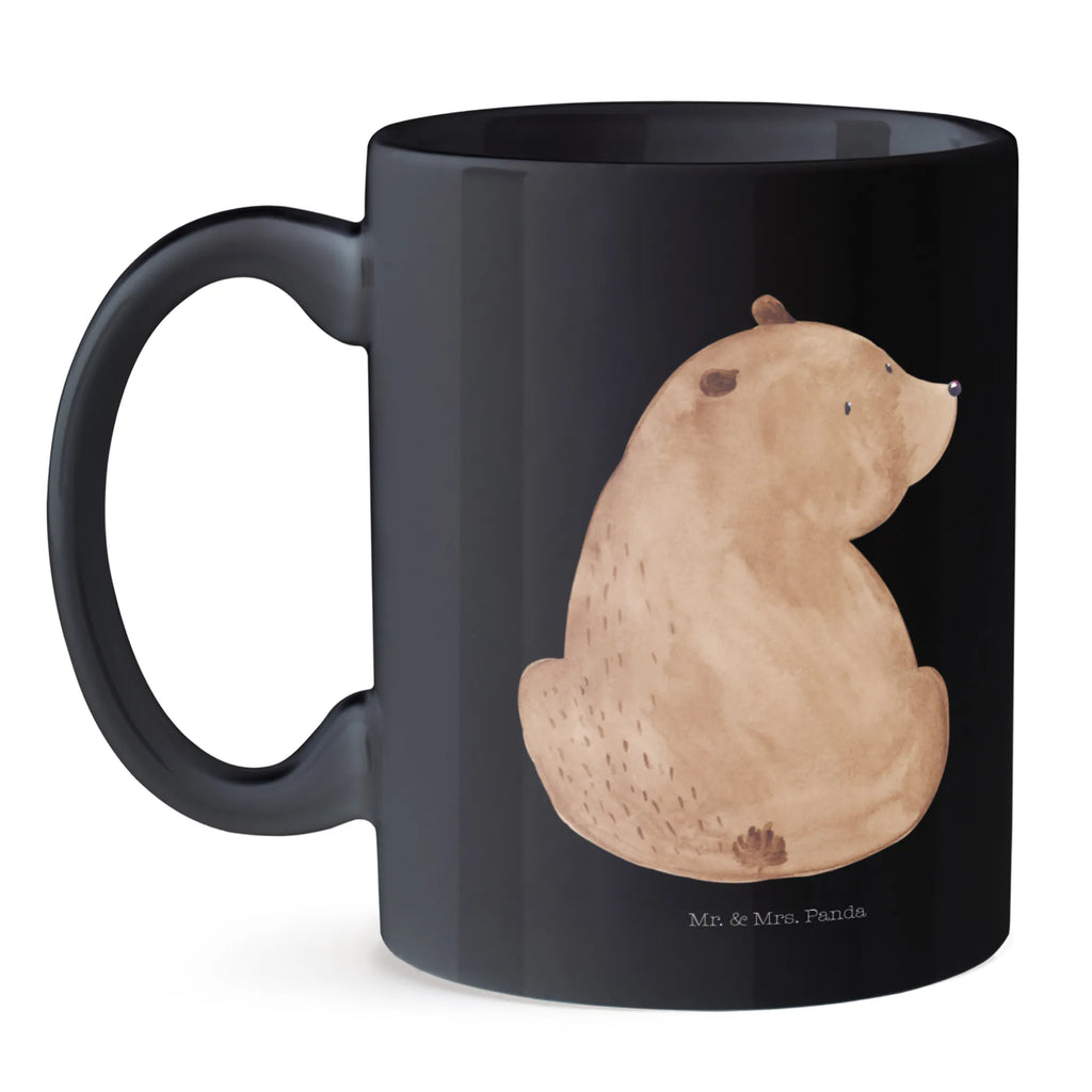 Tasse Bär Schulterblick Tasse, Kaffeetasse, Teetasse, Becher, Kaffeebecher, Teebecher, Keramiktasse, Porzellantasse, Büro Tasse, Geschenk Tasse, Tasse Sprüche, Tasse Motive, Kaffeetassen, Tasse bedrucken, Designer Tasse, Cappuccino Tassen, Schöne Teetassen, Bär, Teddy, Teddybär, Selbstachtung, Weltansicht, Motivation, Bären, Bärenliebe, Weisheit