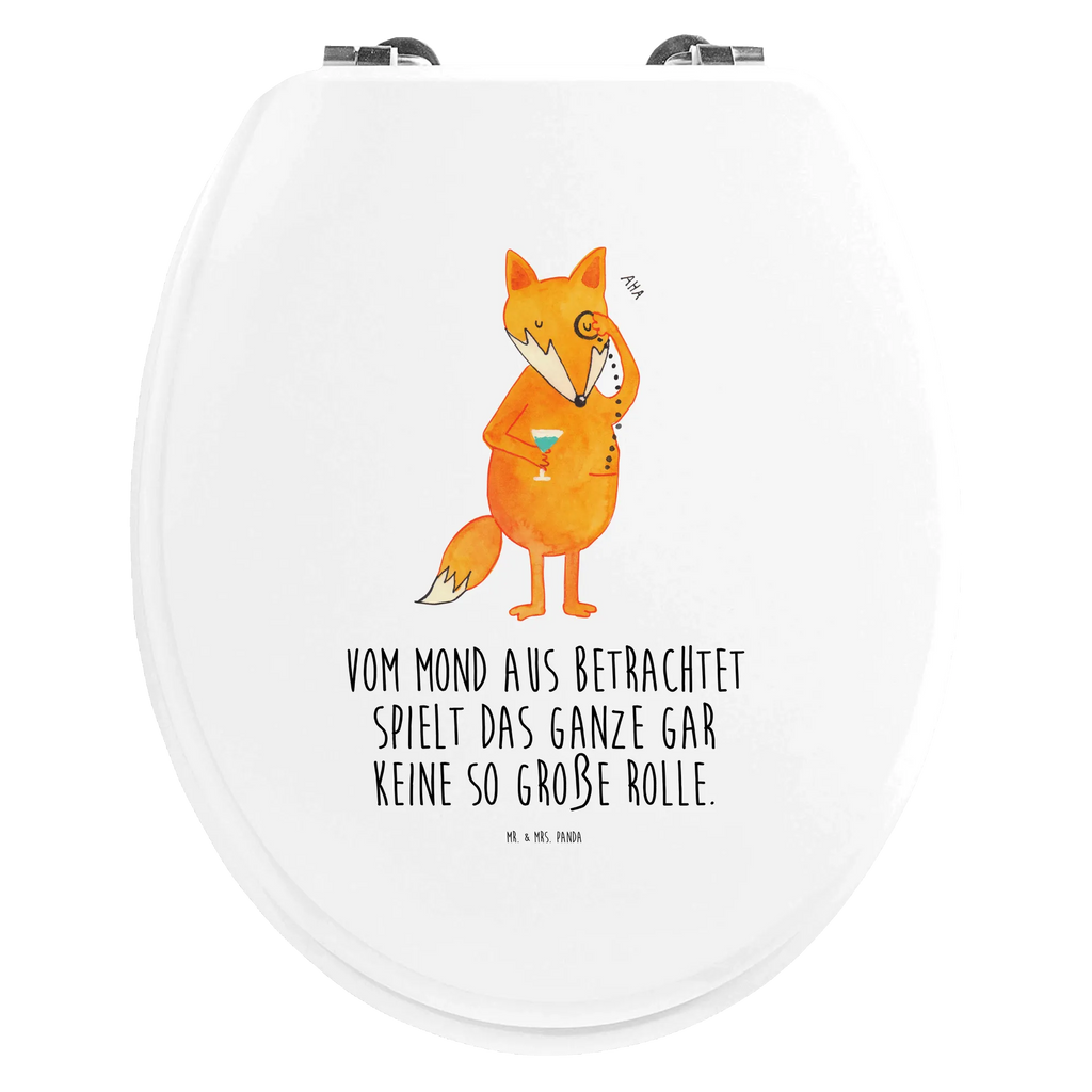 Motiv WC Sitz Fuchs Lord Klobrille, Klodeckel, Toilettendeckel, WC-Sitz, Toilette, Fuchs, Füchse, tröstende Worte, Spruch lustig, Liebeskummer Geschenk, Motivation Spruch, Problemlösung