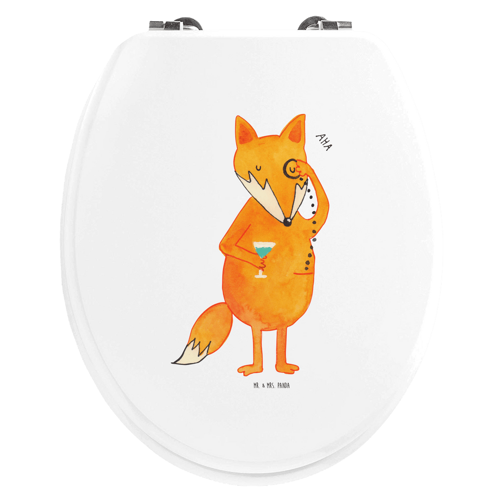 Motiv WC Sitz Fuchs Lord Klobrille, Klodeckel, Toilettendeckel, WC-Sitz, Toilette, Fuchs, Füchse, tröstende Worte, Spruch lustig, Liebeskummer Geschenk, Motivation Spruch, Problemlösung